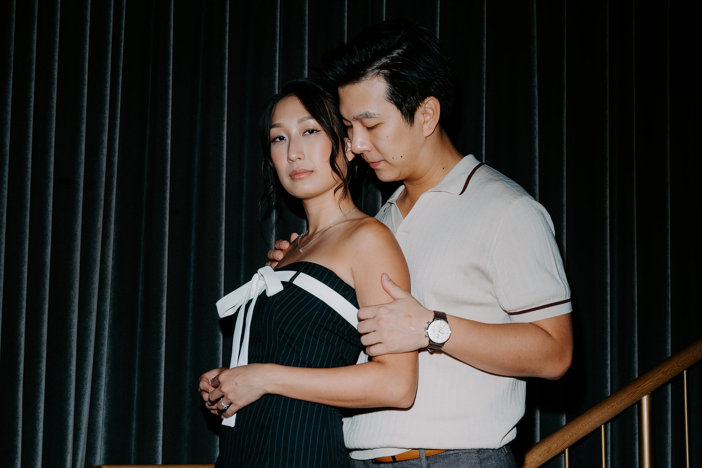 Ginger's speakeasy Dallas couples photography