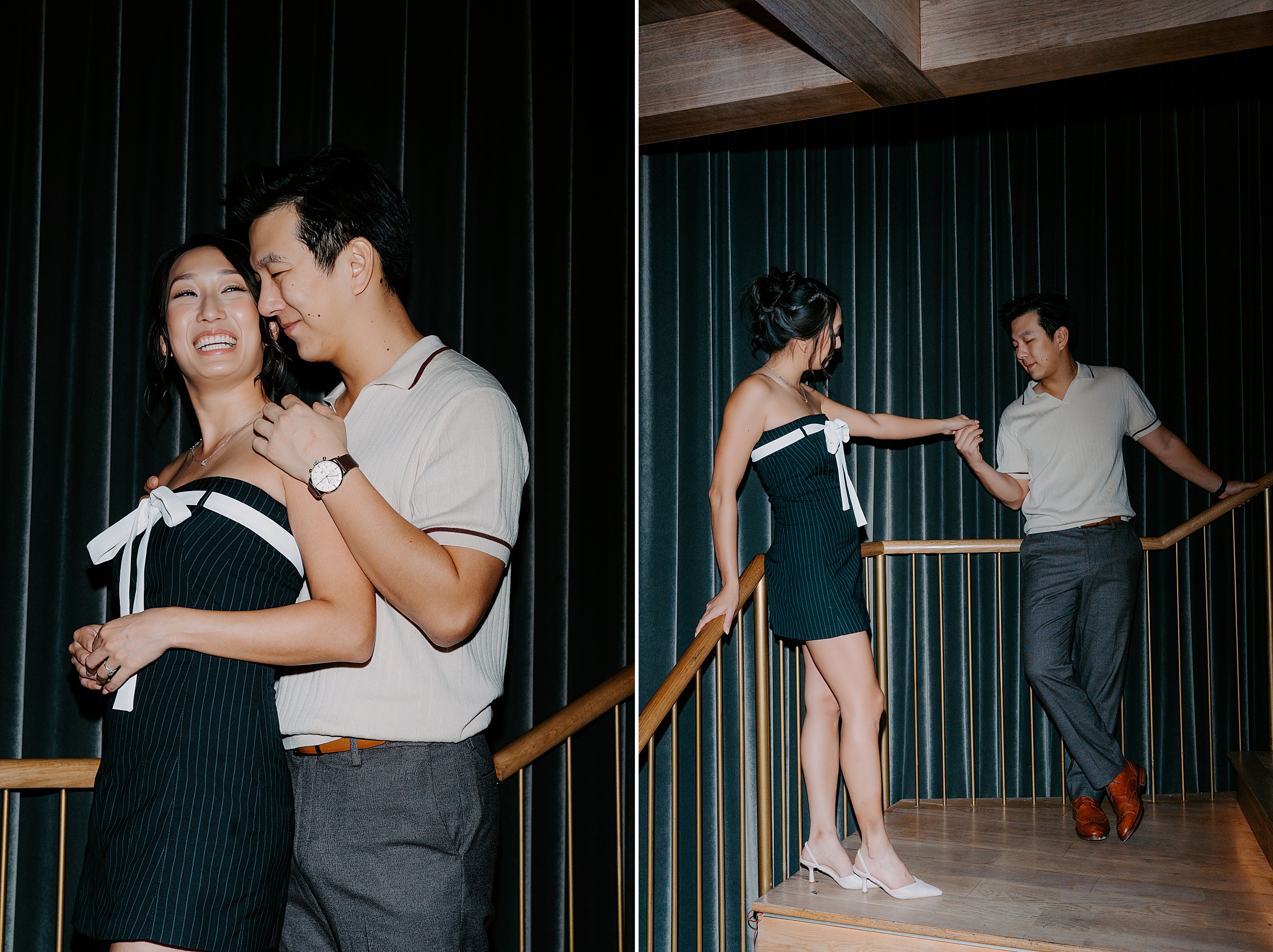 Ginger's speakeasy Dallas couples photography