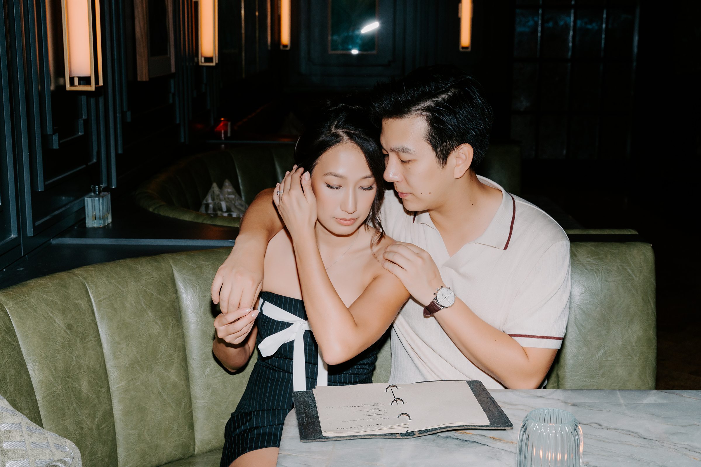 Ginger's speakeasy Dallas couples photography