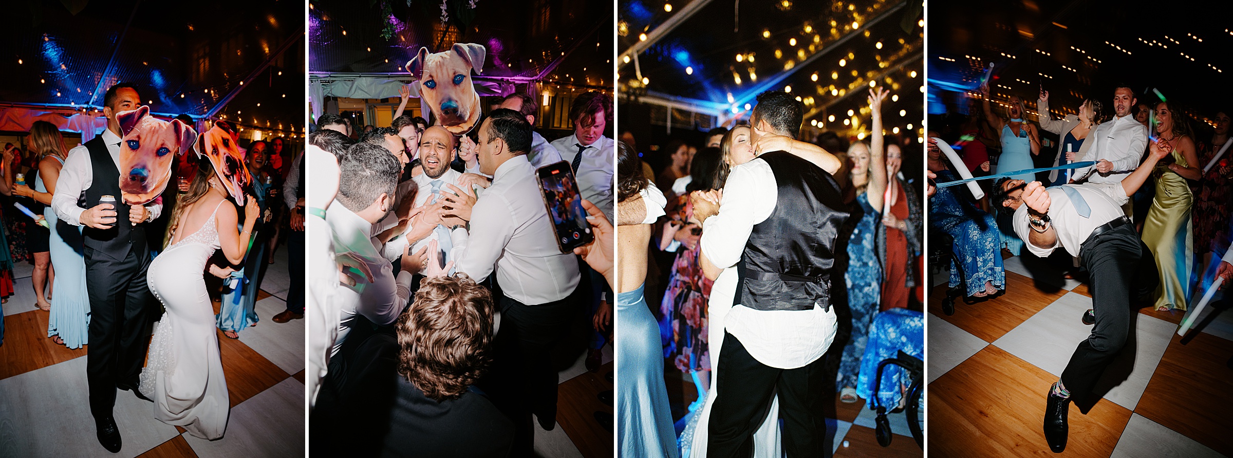 Mansion at Tuckahoe after-party basement Jensen Beach wedding