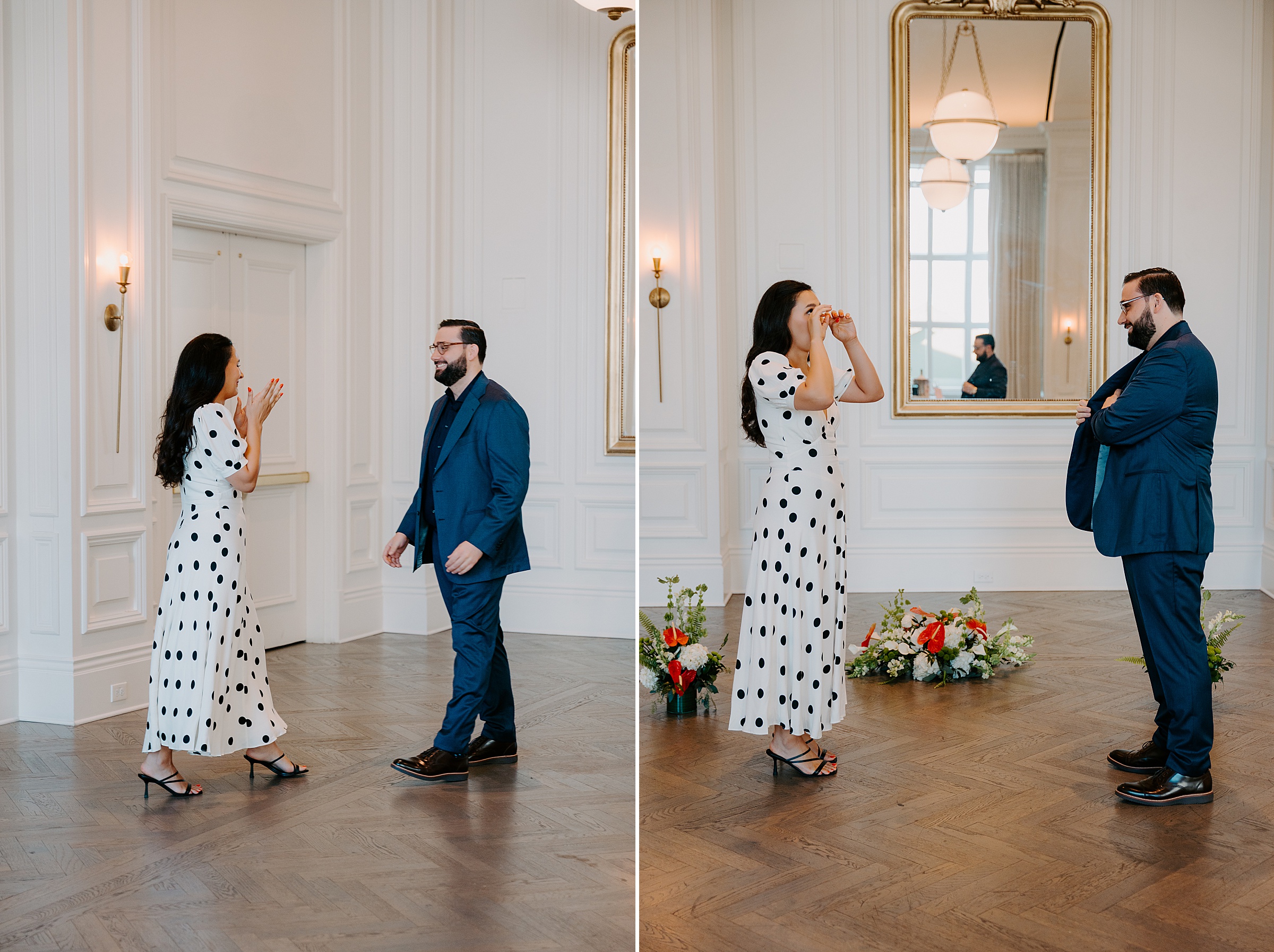 Adolphus Hotel proposal photographer Governor's Ballroom Dallas