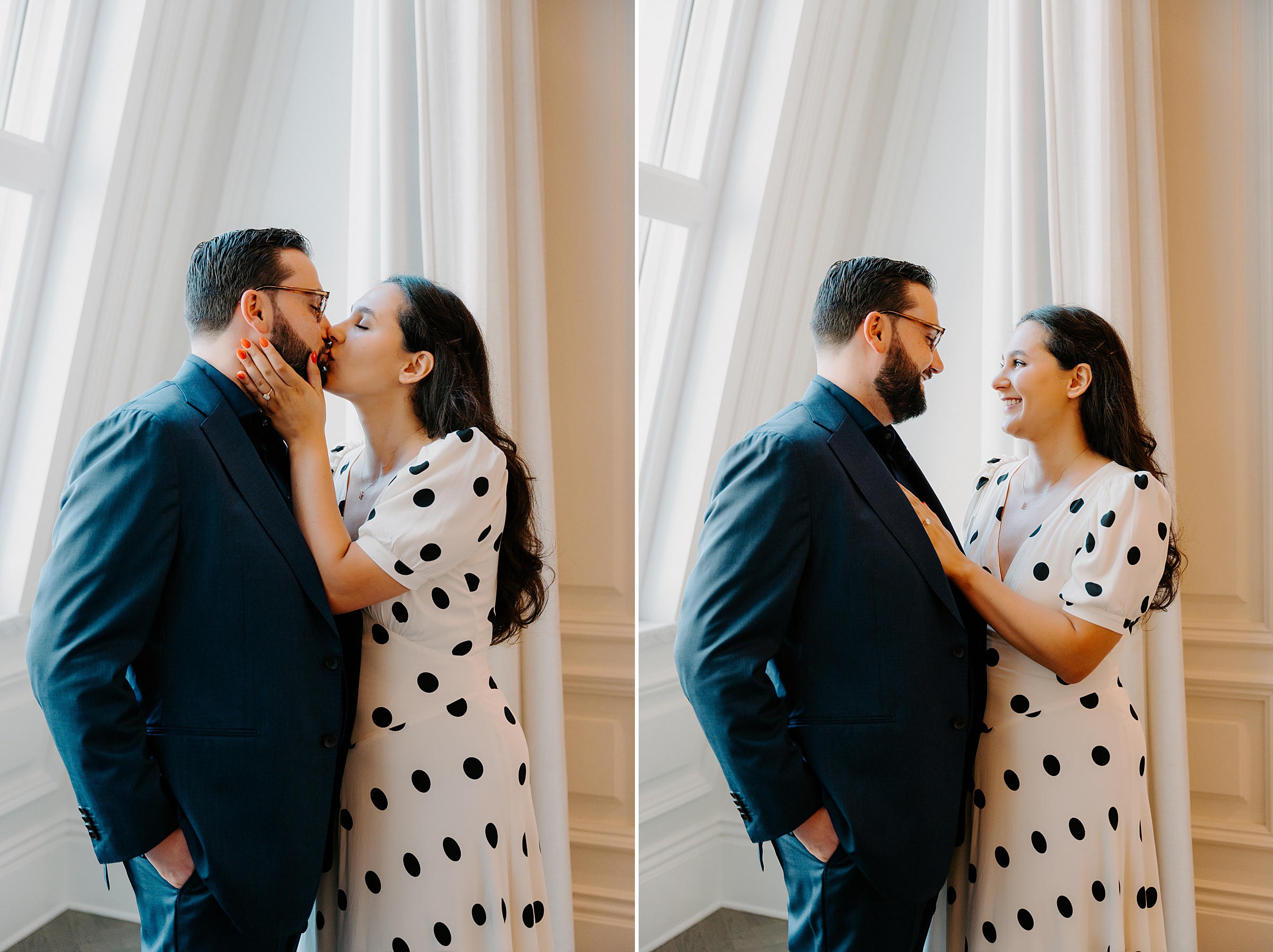 ouple just engaged at The Adolphus Hotel Dallas