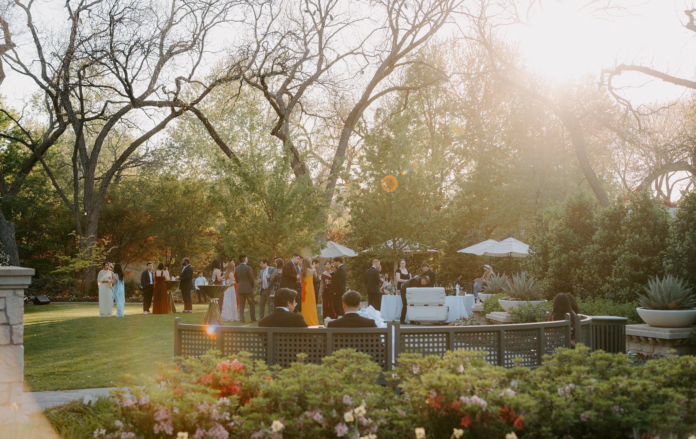 Dallas Arboretum wedding photographer Alex Camp House
