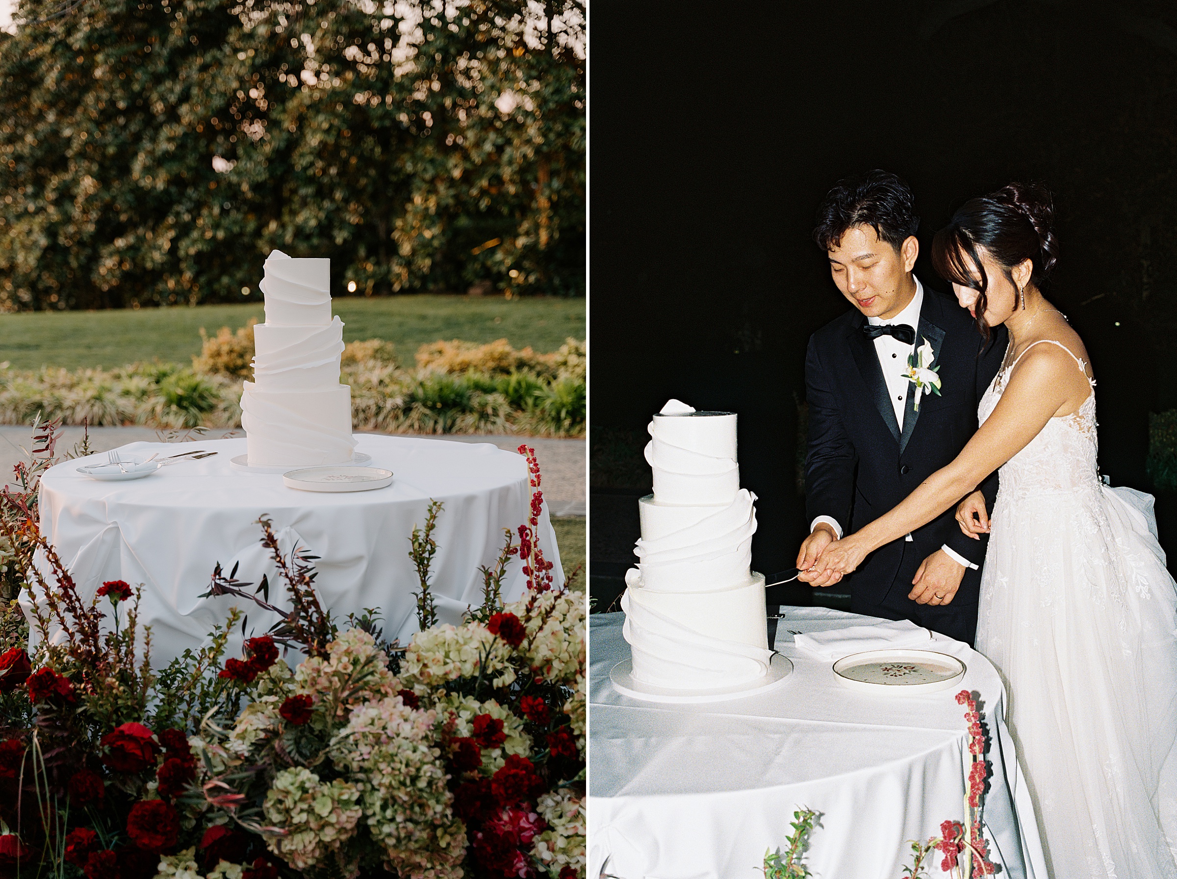 clear tent wedding reception Dallas Arboretum Alex Camp House