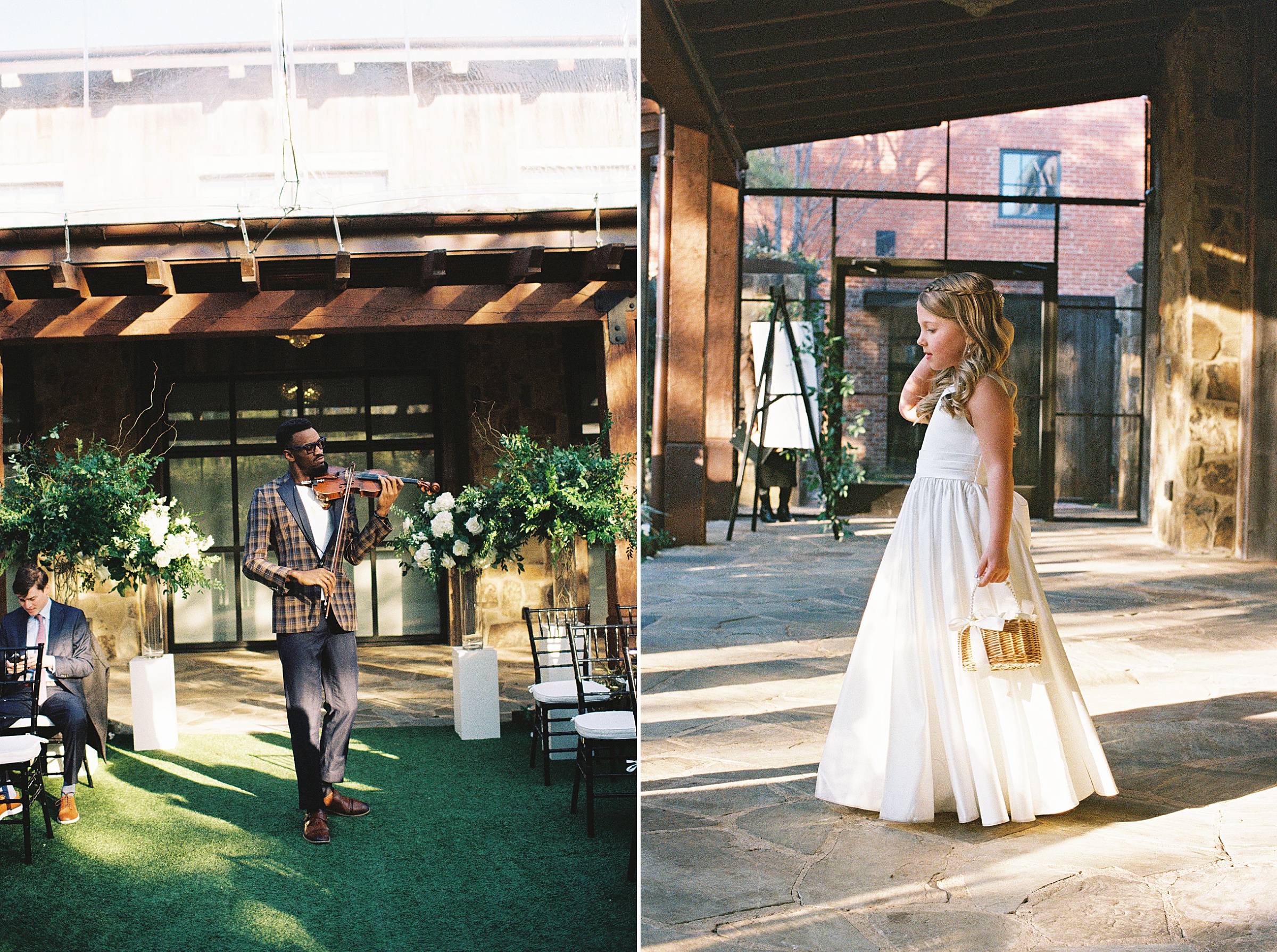 Hotel Drover wedding ceremony