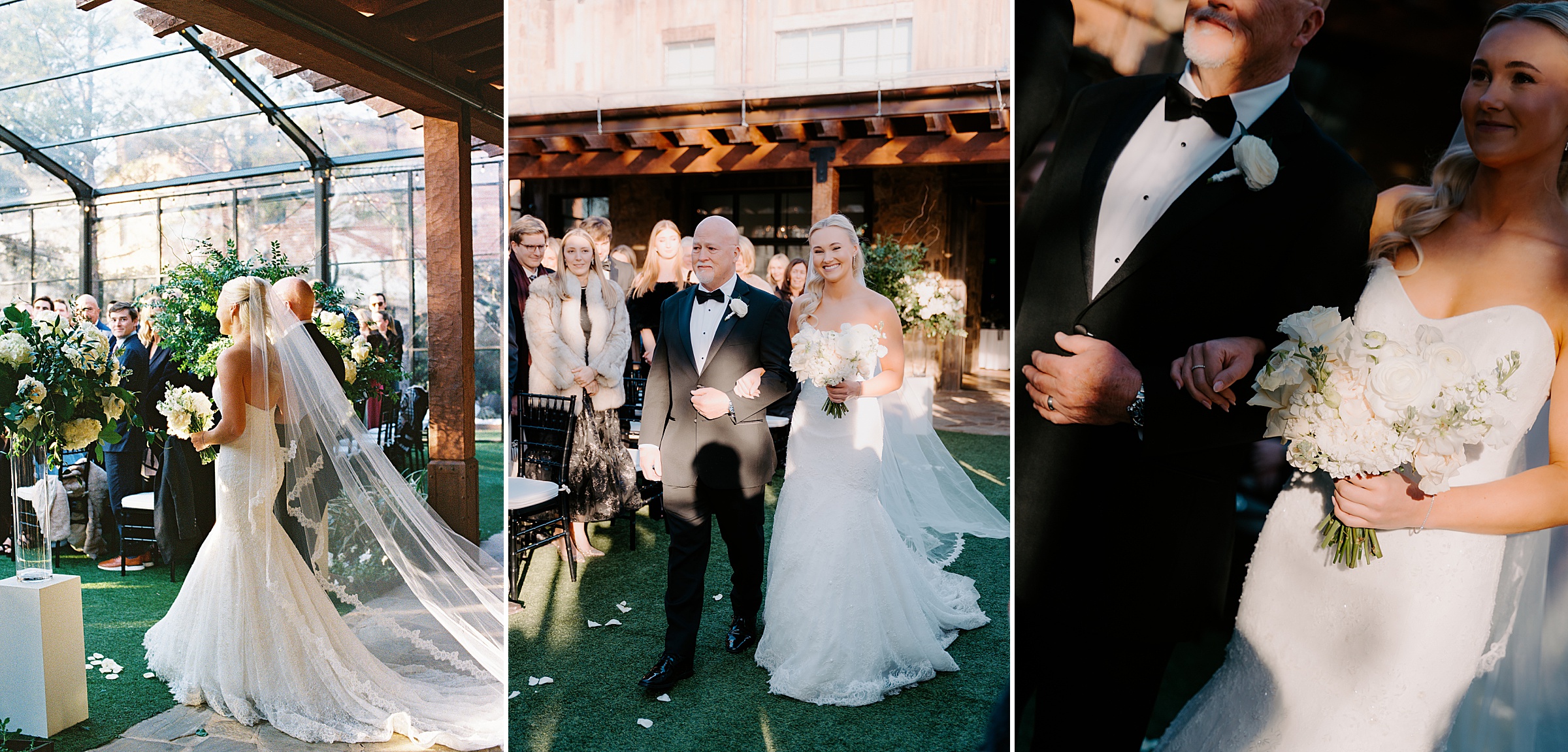 Hotel Drover wedding ceremony