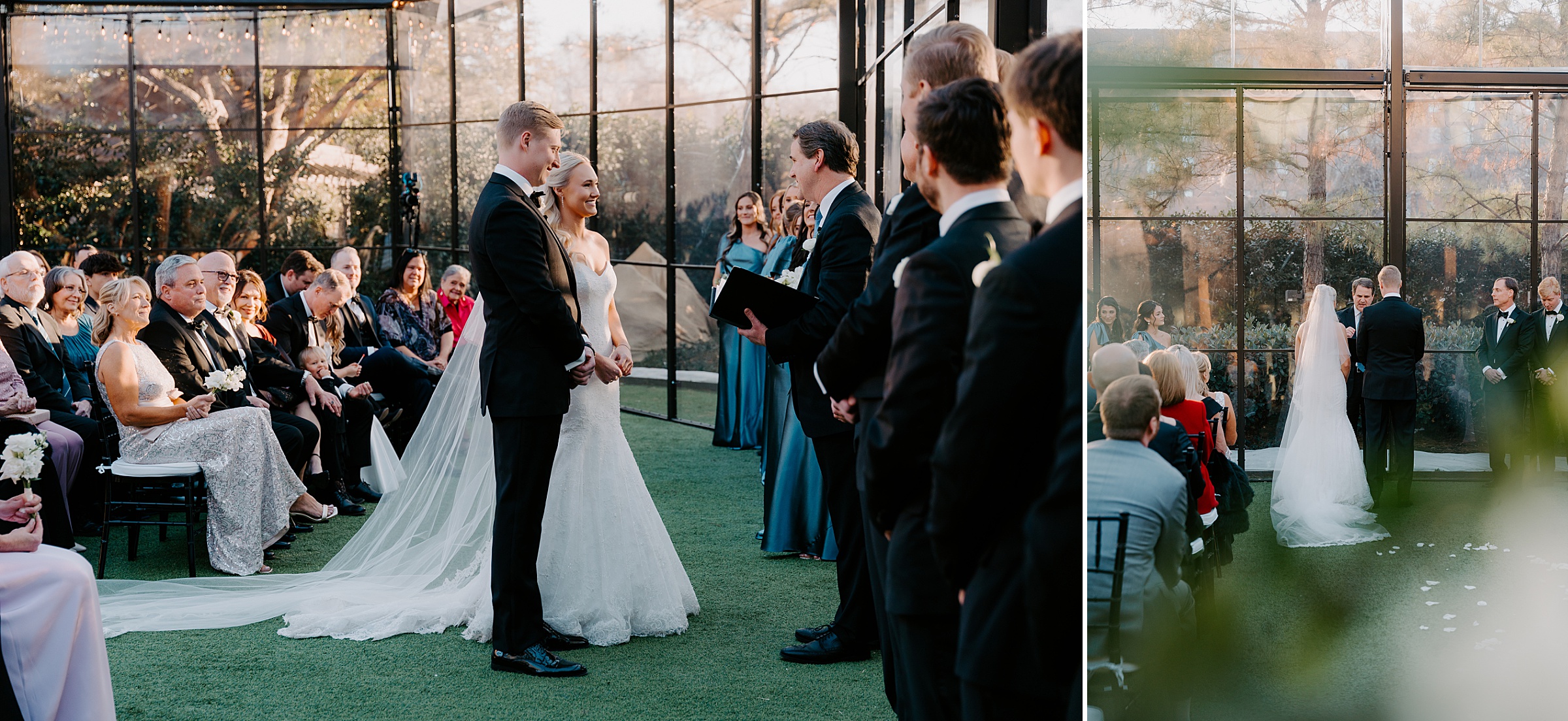 Hotel Drover wedding ceremony