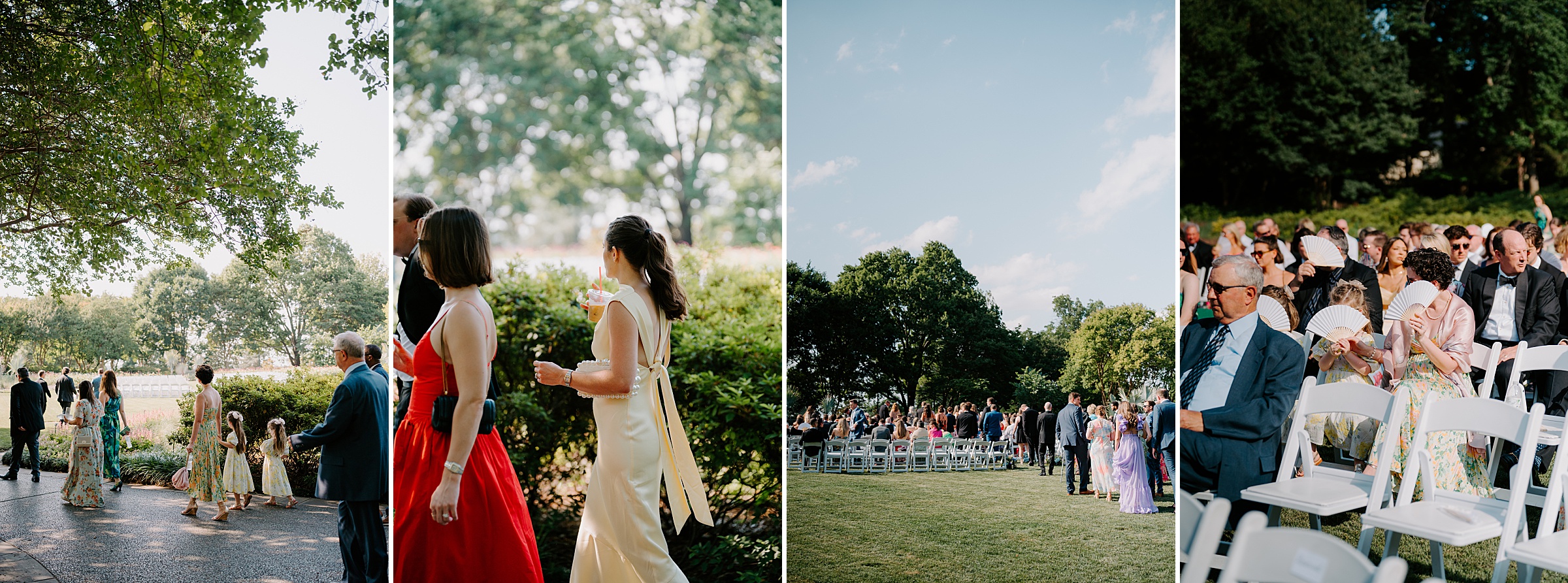 black tie garden party wedding Dallas Arboretum