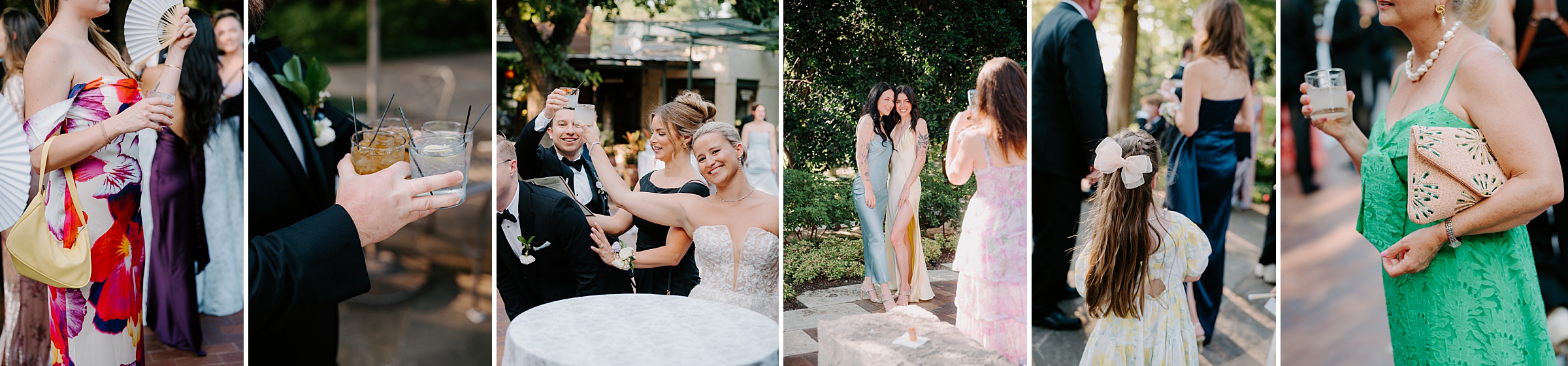 black tie garden party wedding Dallas Arboretum