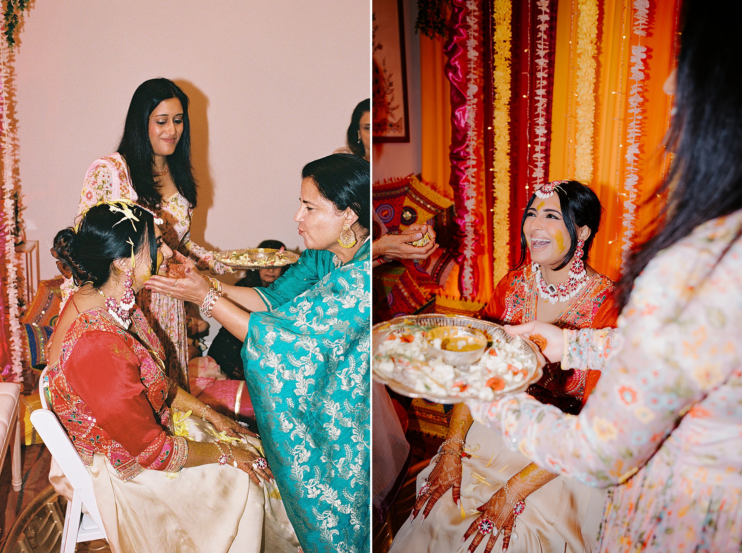 Haldi ceremony photography Dallas Indian wedding