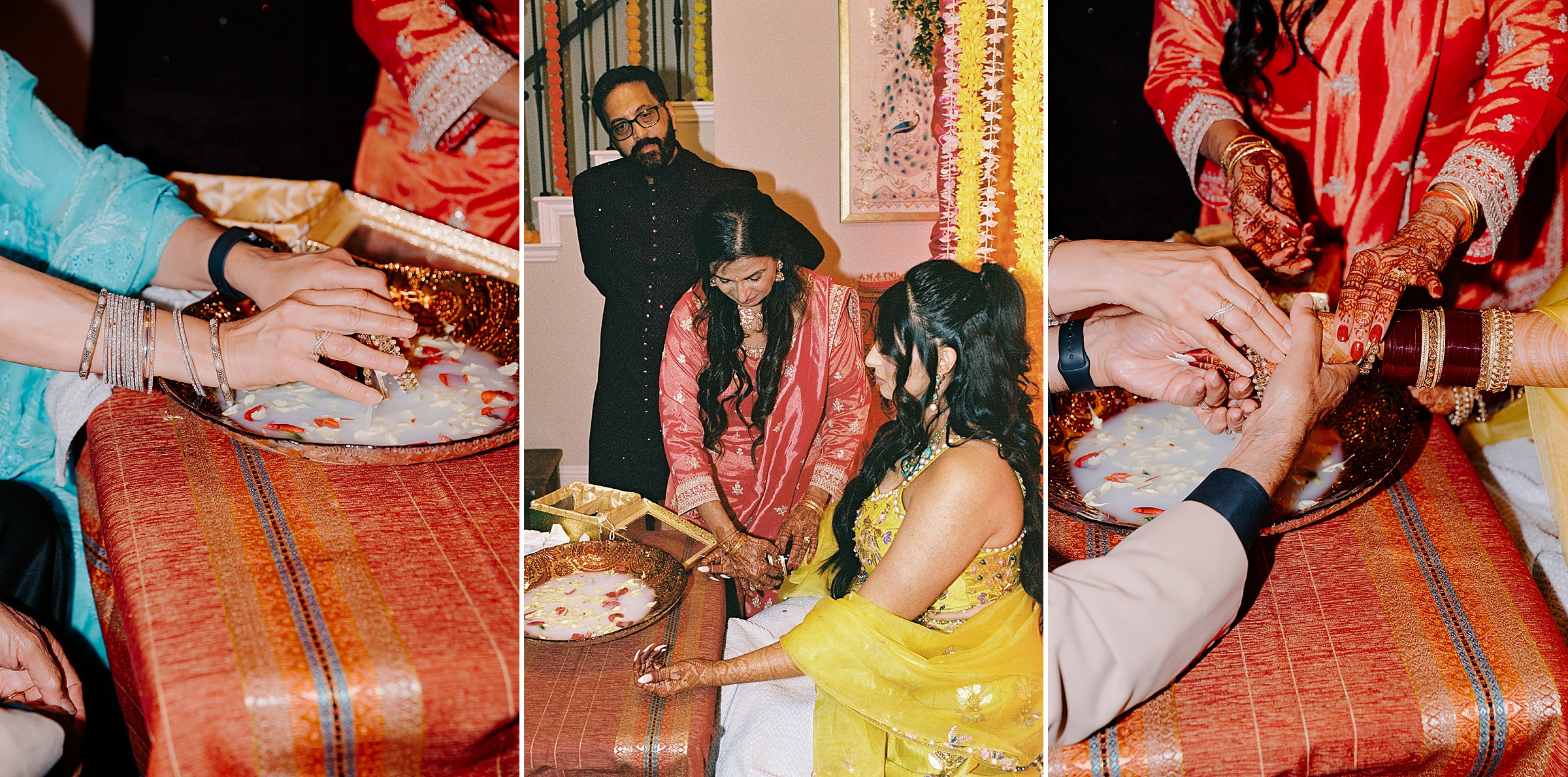 Chooda ceremony Indian wedding photographer DFW