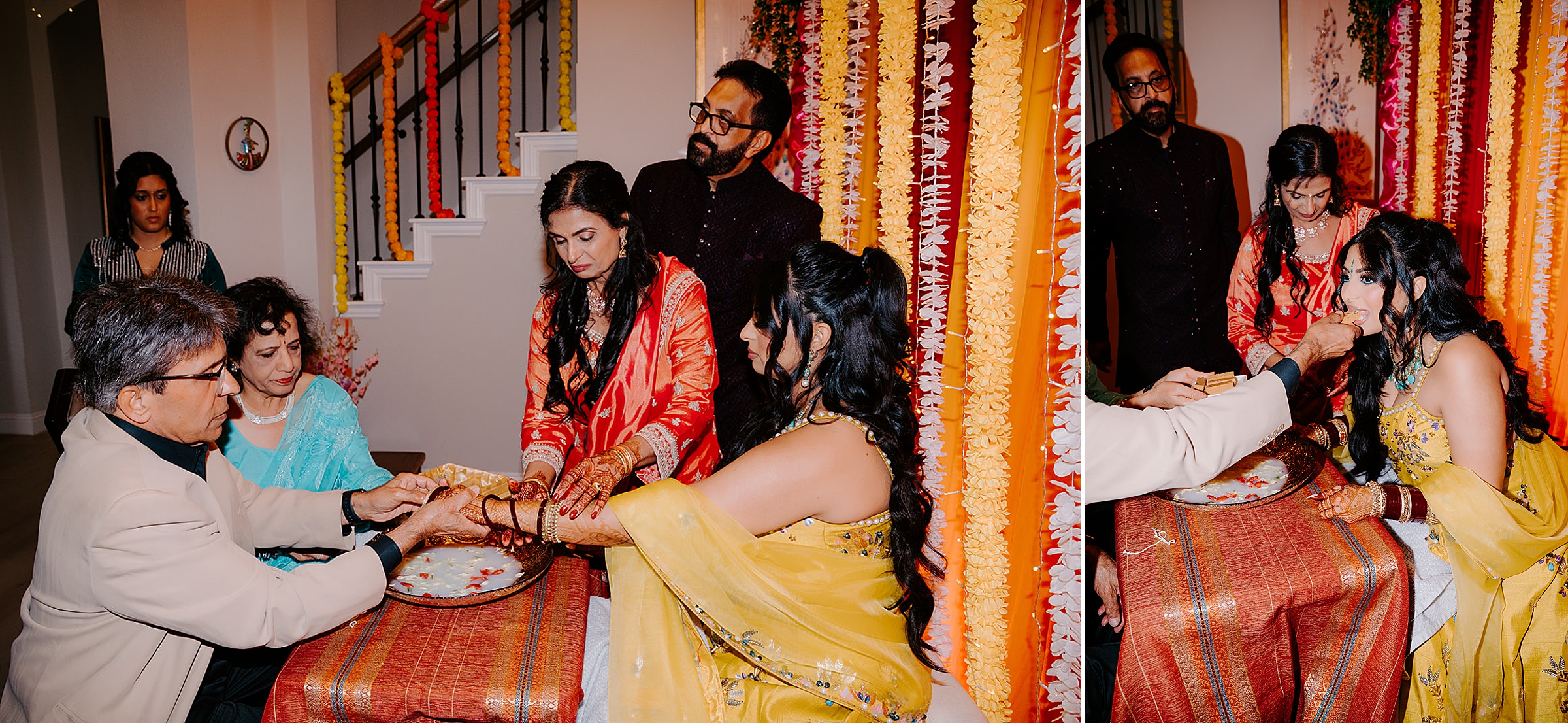 Chooda ceremony Indian wedding photographer DFW