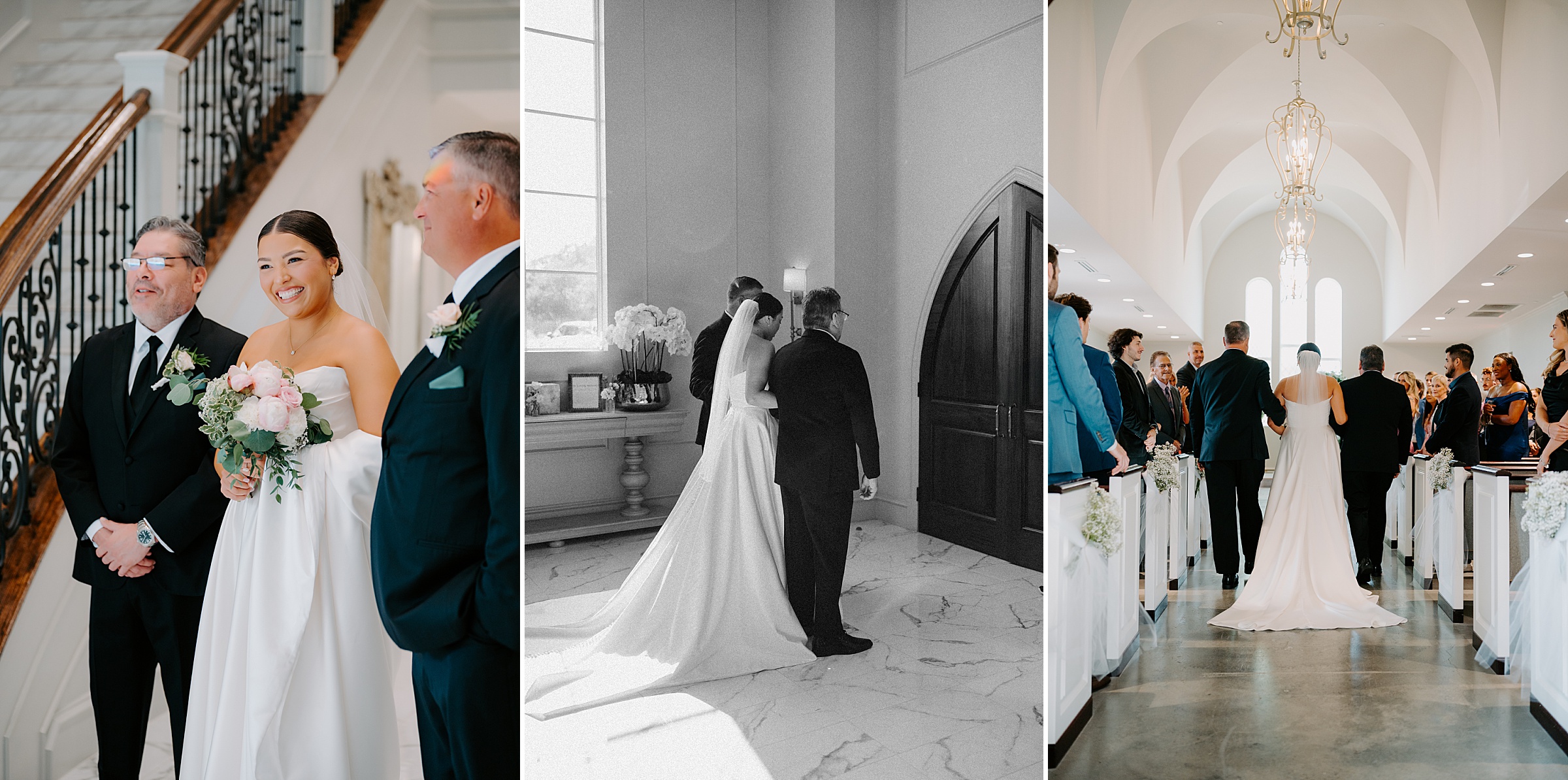 The Montclair chapel ceremony wedding Colleyville