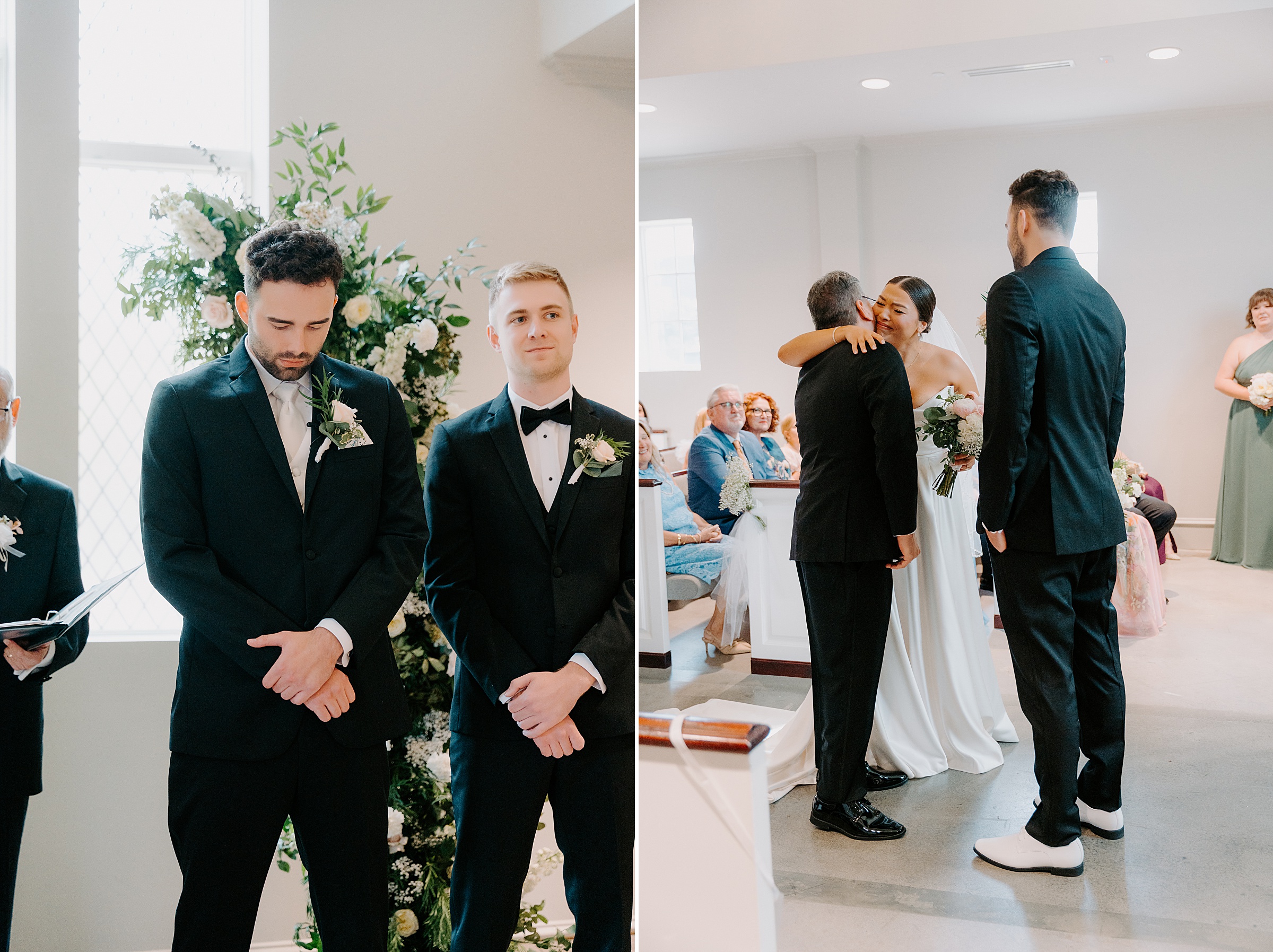 The Montclair chapel ceremony wedding Colleyville