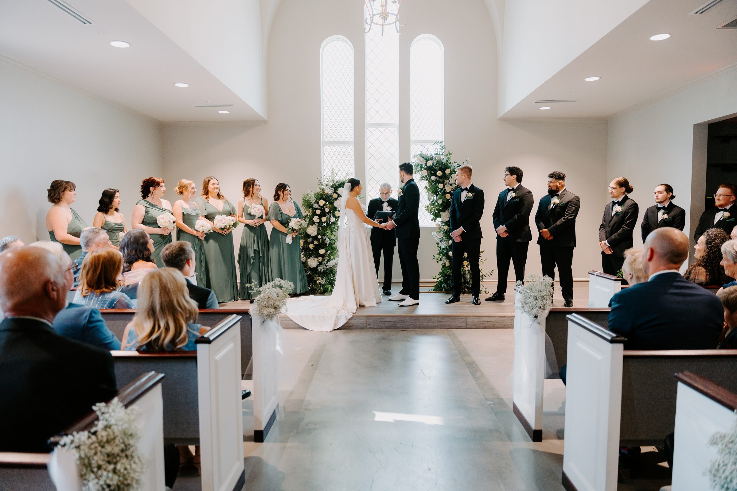The Montclair chapel ceremony wedding Colleyville