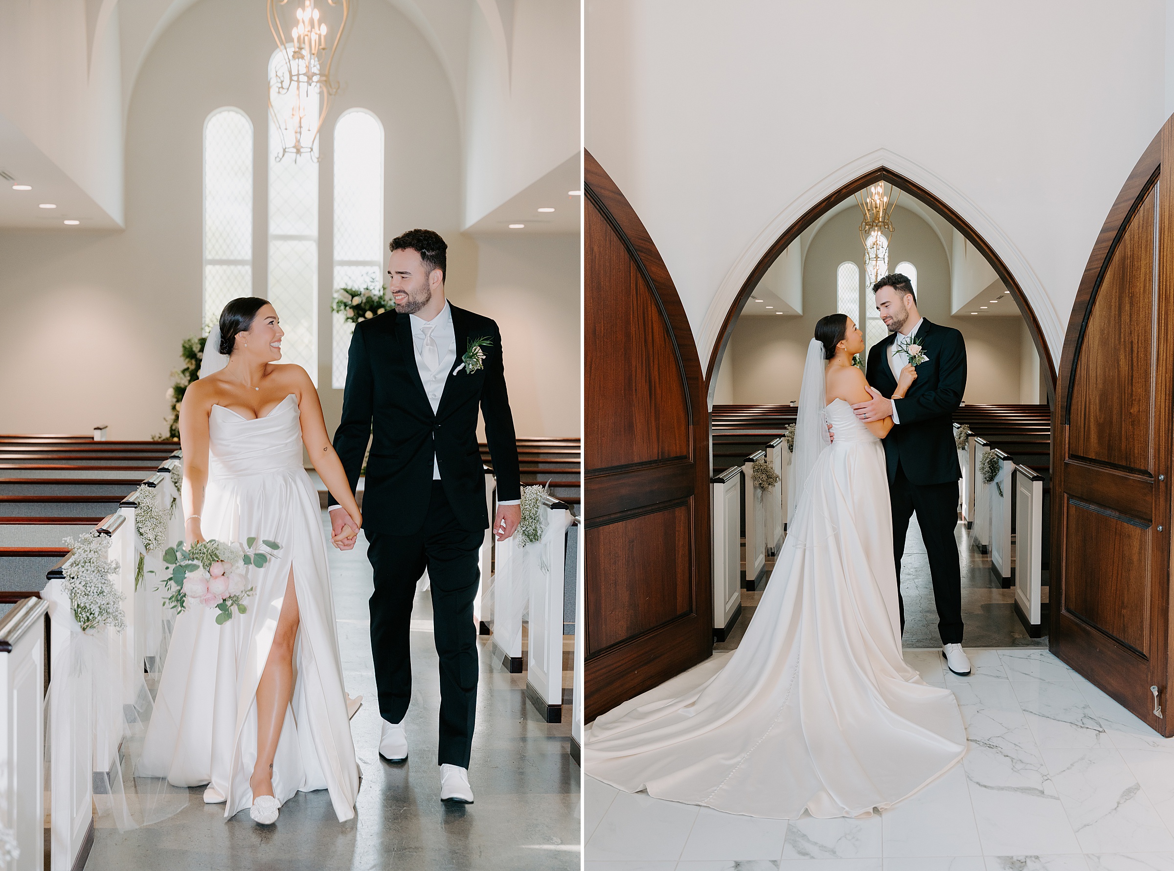 The Montclair chapel ceremony wedding Colleyville