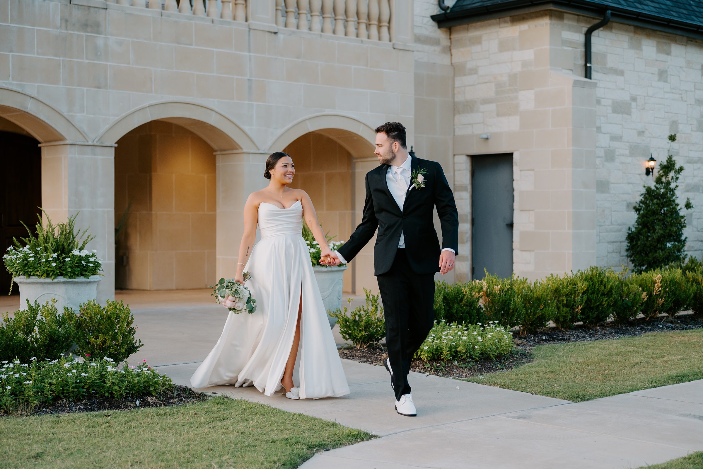 bride and groom portraits The Montclair Colleyville