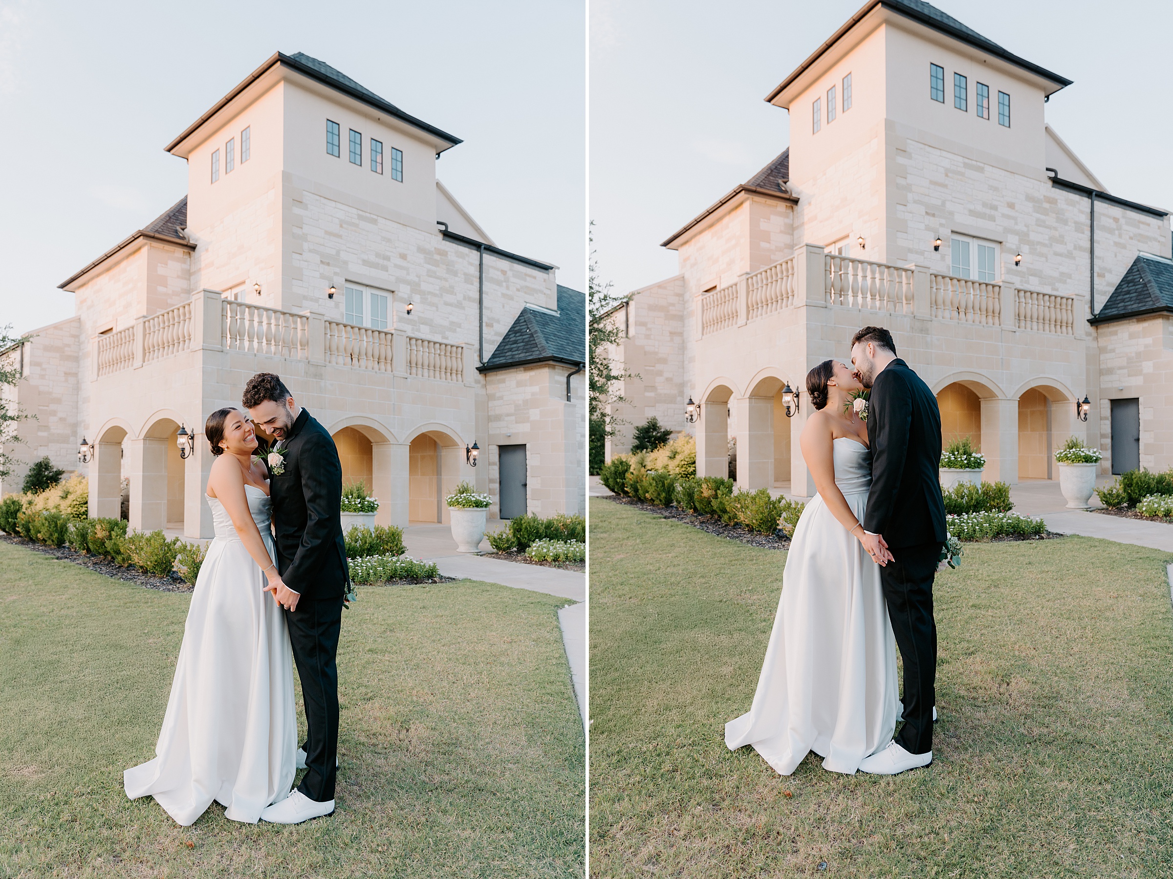 bride and groom portraits The Montclair Colleyville