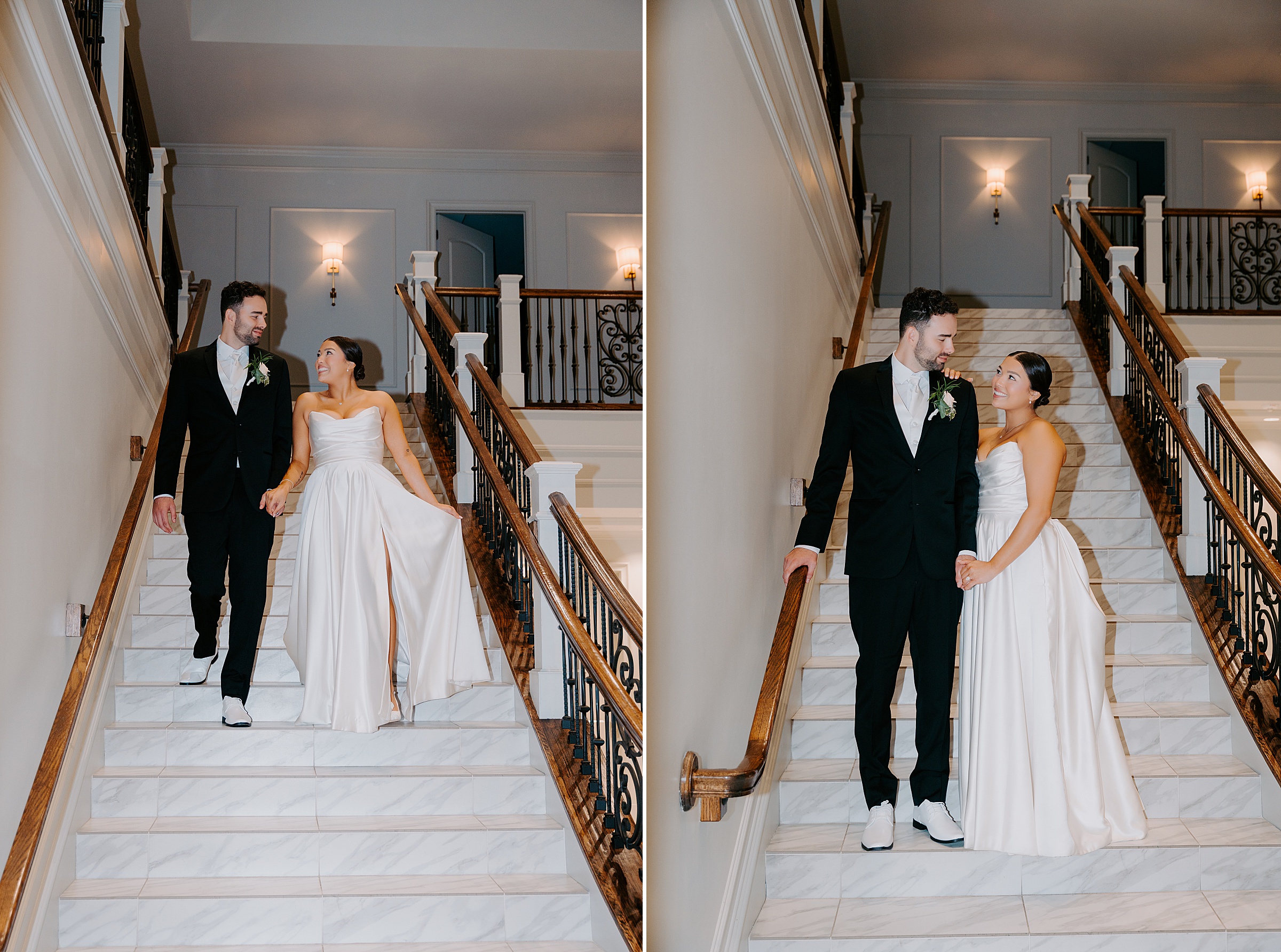 modern elegant wedding at The Montclair Colleyville TX