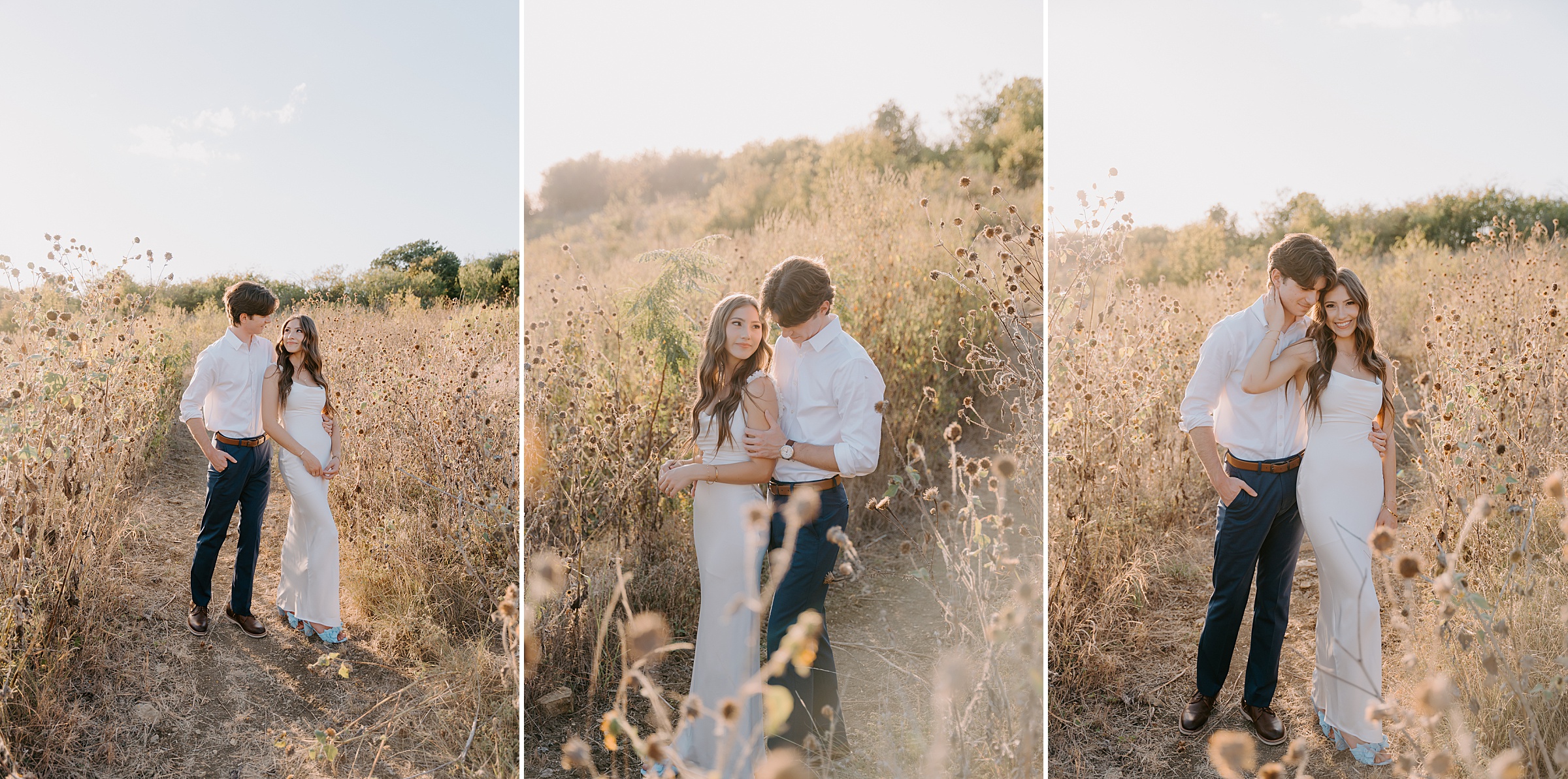 Cedar Hill State Park engagement photos golden hour DFW