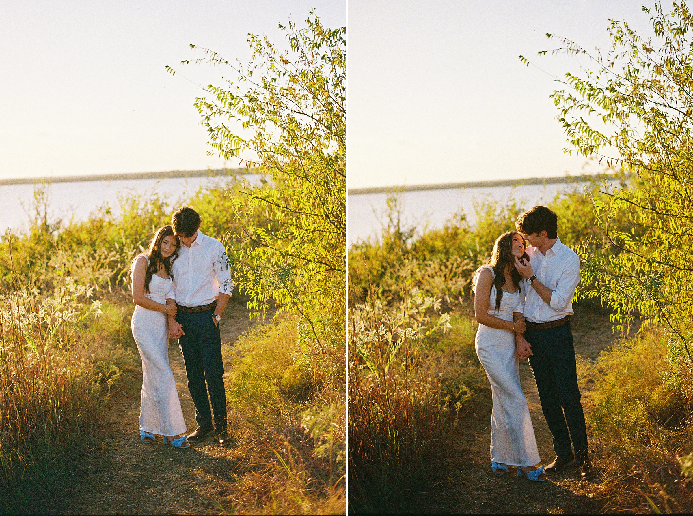 couple at Cedar Hill State Park engagement photographer Dallas