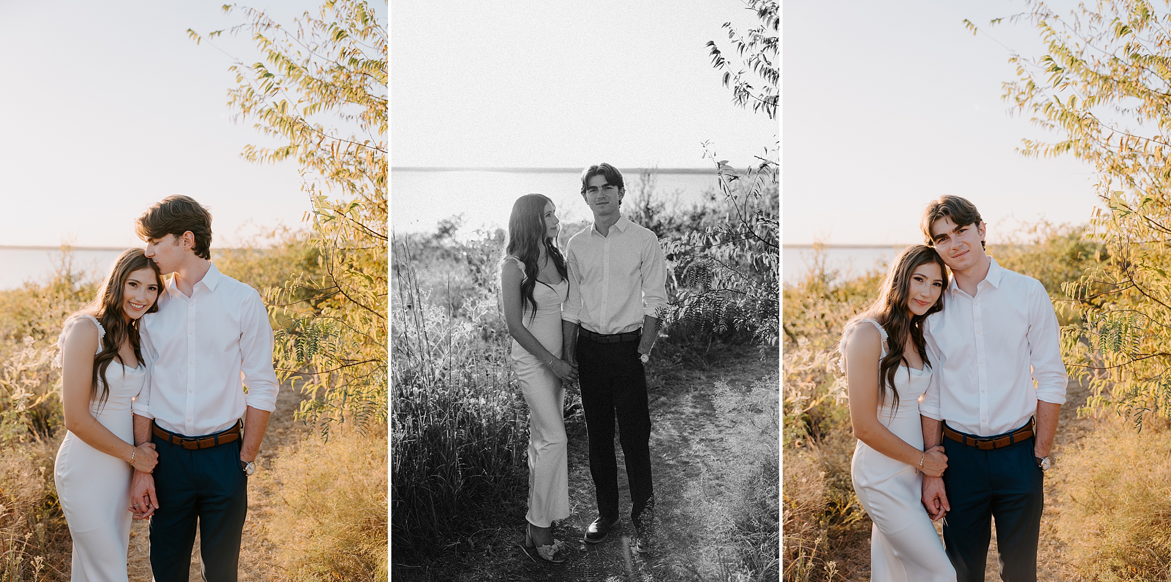 fall engagement session Cedar Hill State Park October