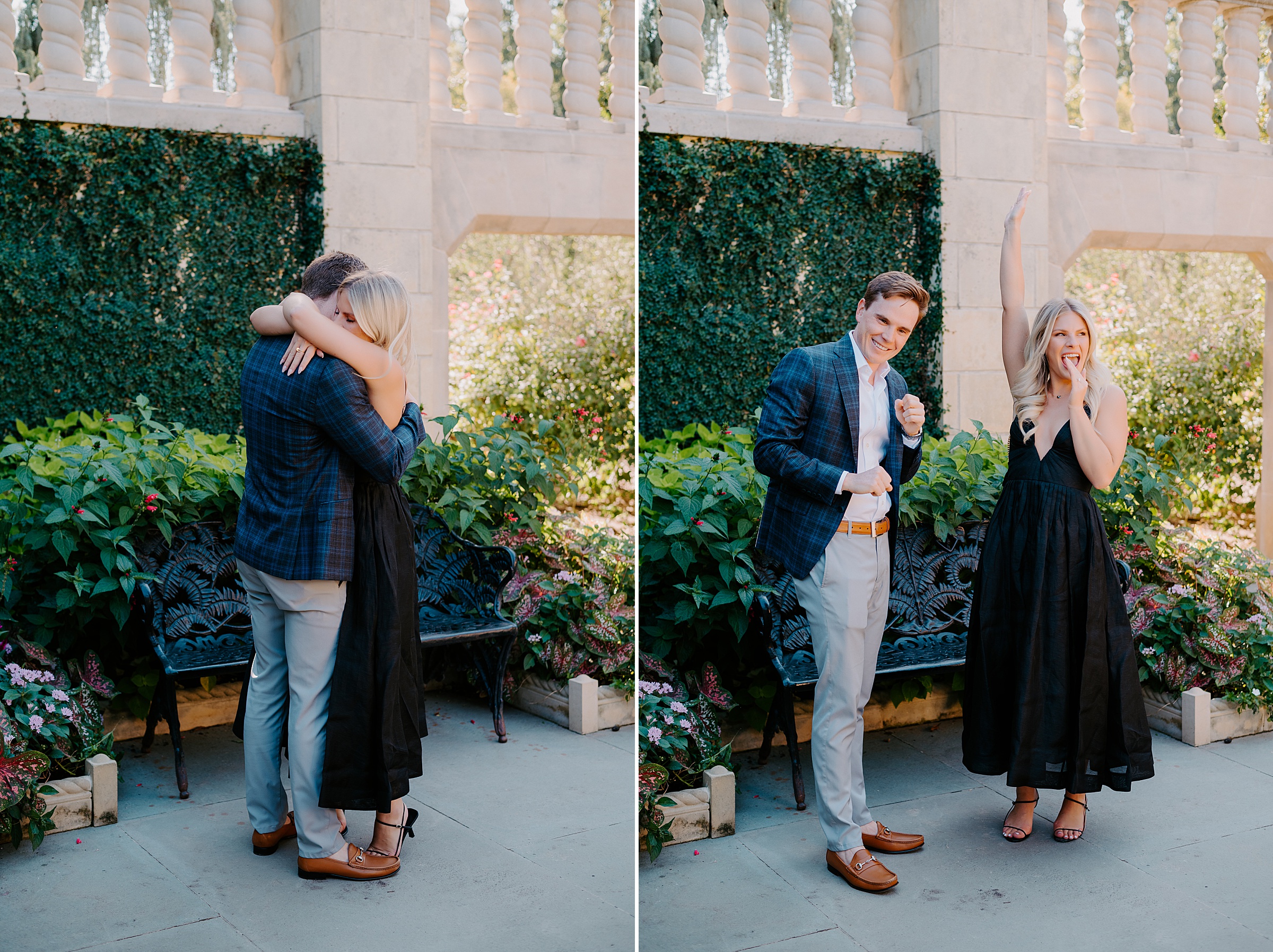 A Woman's Garden Dallas Arboretum engagement session