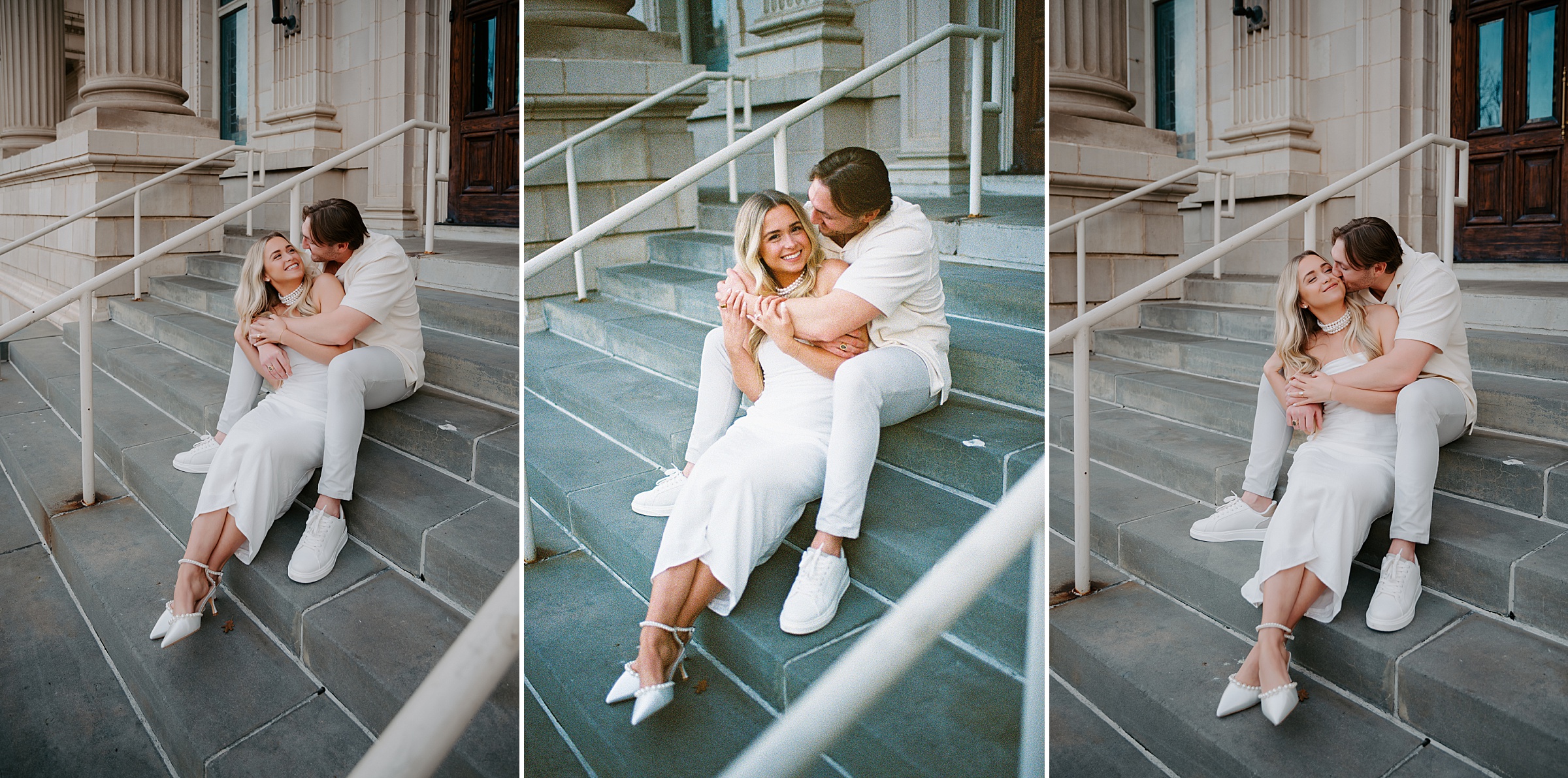 engagement session outfit inspiration Dallas Arts District