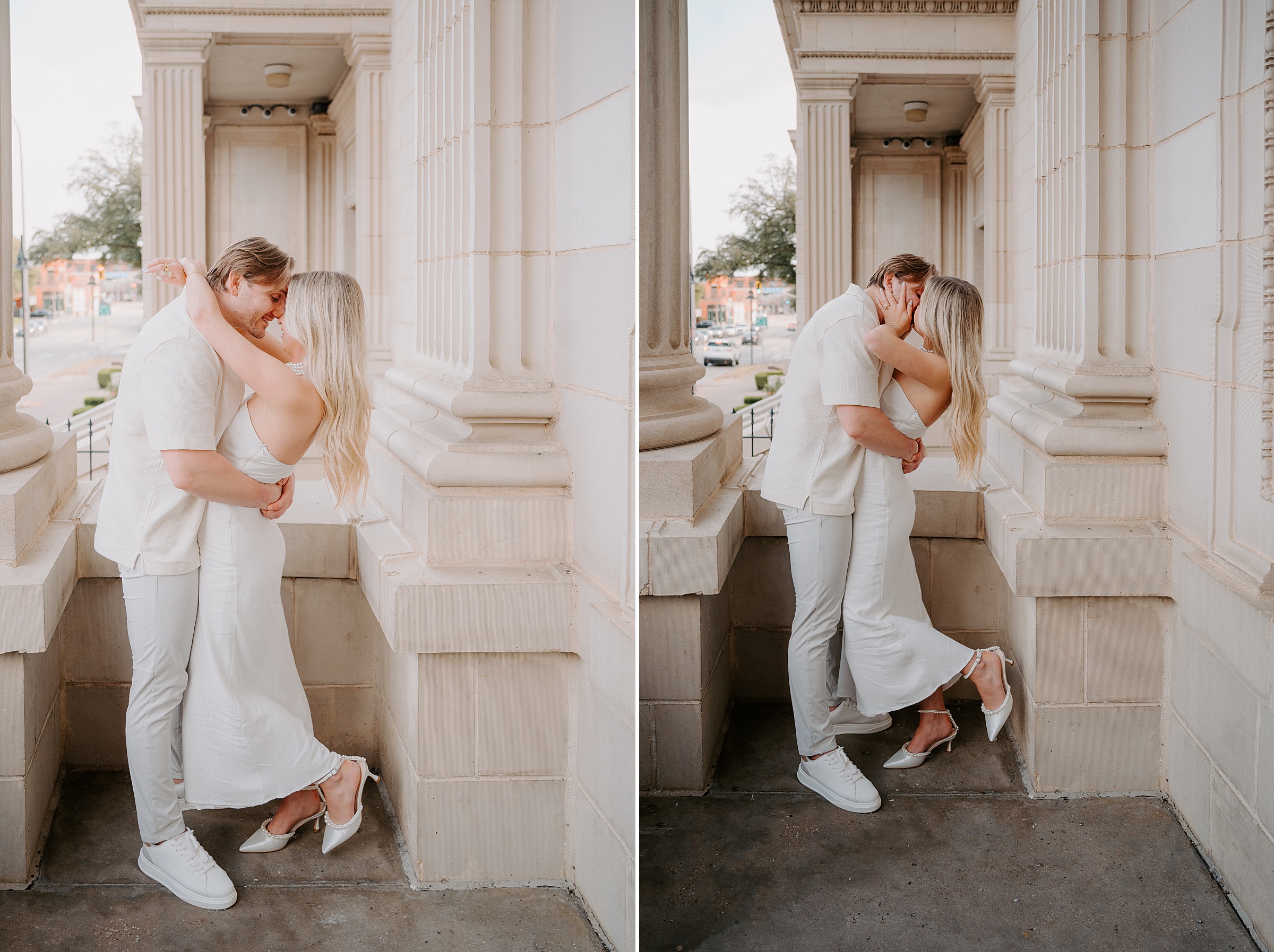 what to wear downtown Dallas engagement session outfit ideas