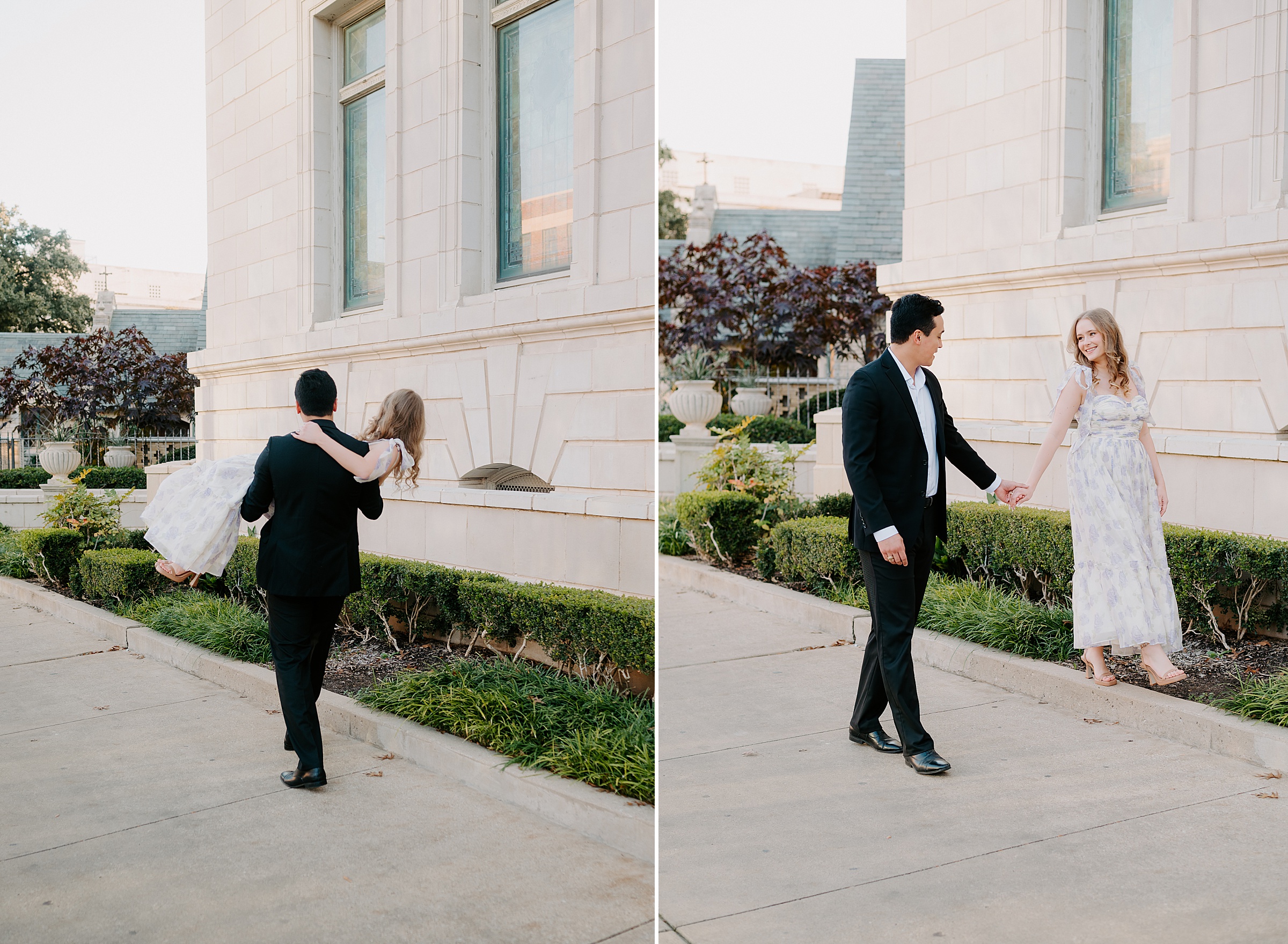 First Presbyterian Church Dallas engagement session