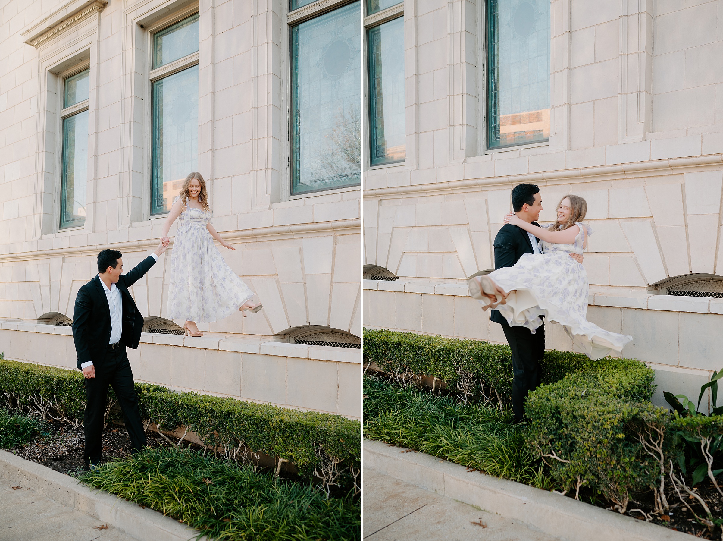 First Presbyterian Church Dallas engagement session