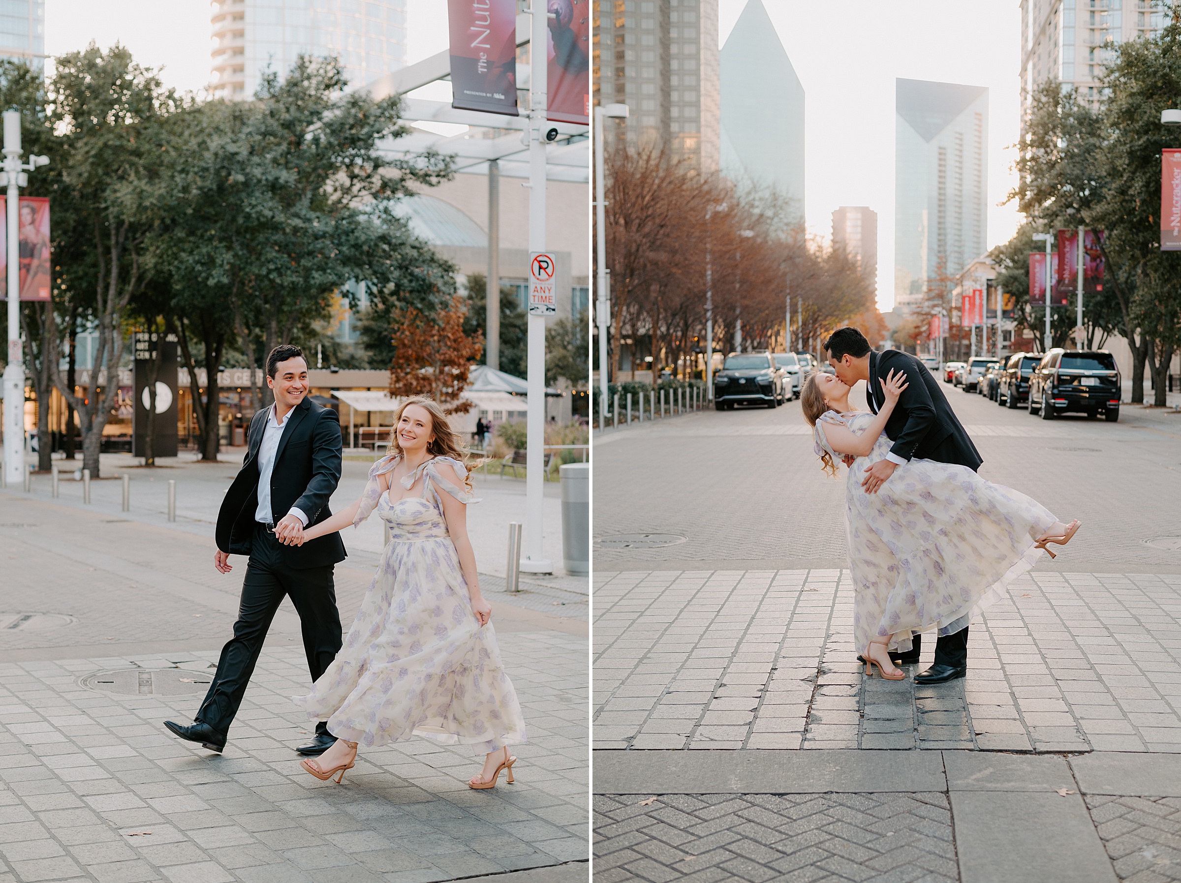 downtown Dallas engagement photographer Kyrsten Ashlay Photography