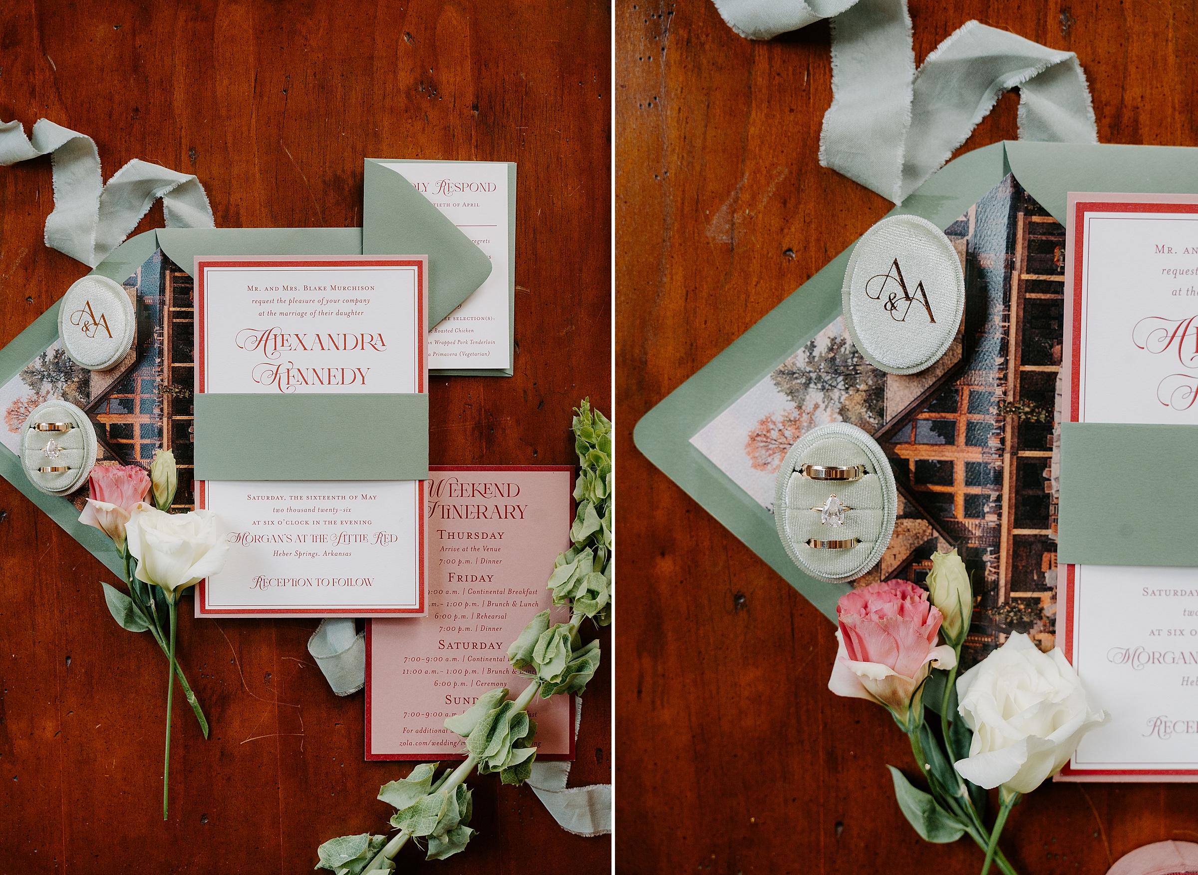 Kyrsten Ashlay Photography Morgan's at the Little Red wedding