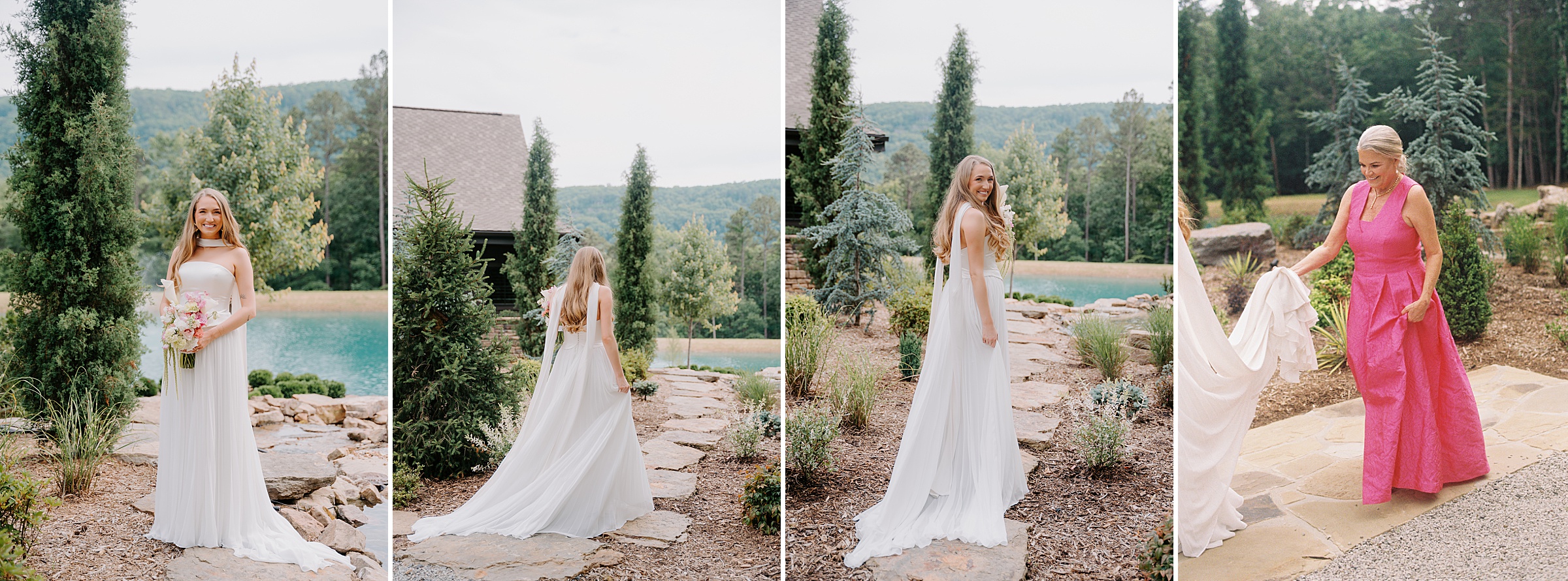 Morgan's at the Little Red wedding Heber Springs Arkansas