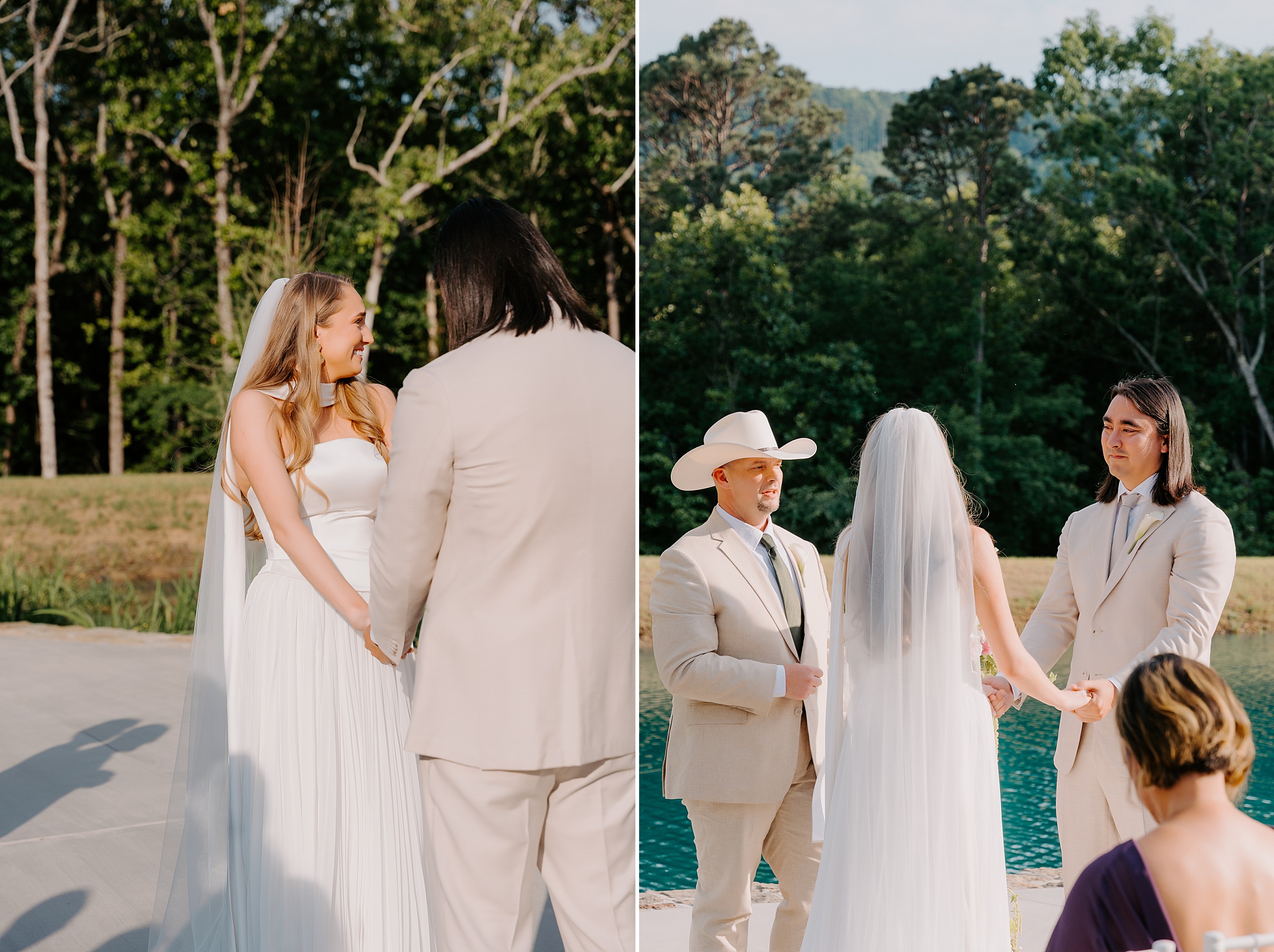 Little Red River wedding ceremony Heber Springs AR