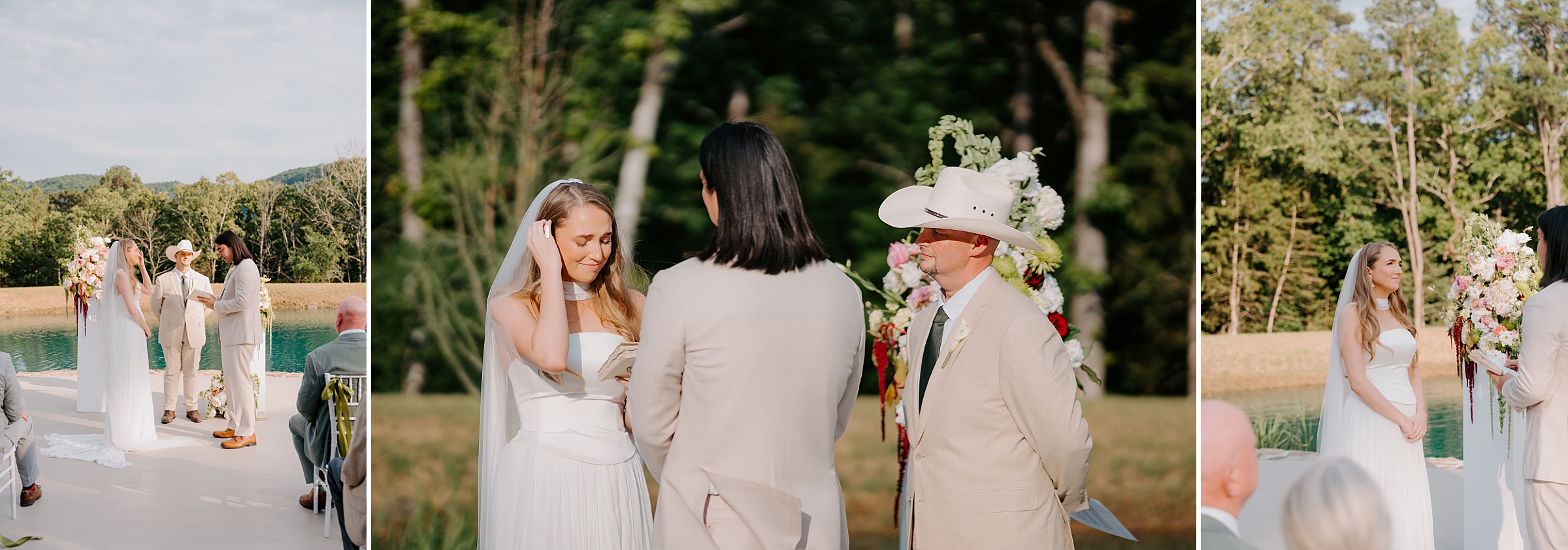 Little Red River wedding ceremony Heber Springs AR