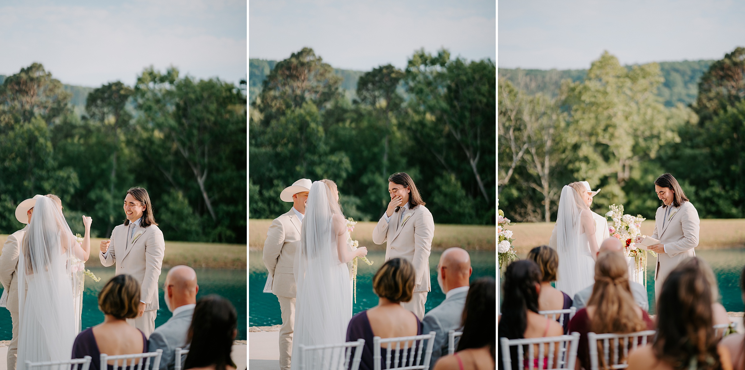 Little Red River wedding ceremony Heber Springs AR