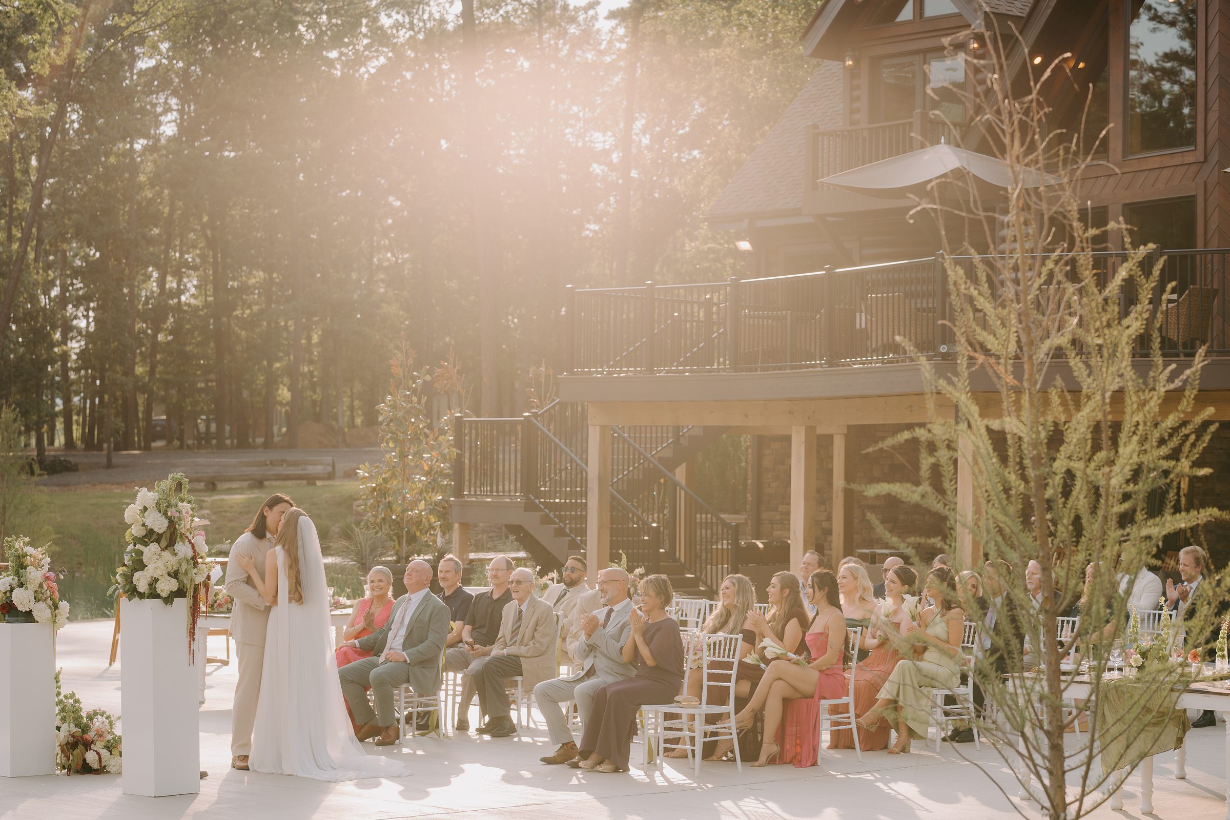 Little Red River wedding ceremony Heber Springs AR