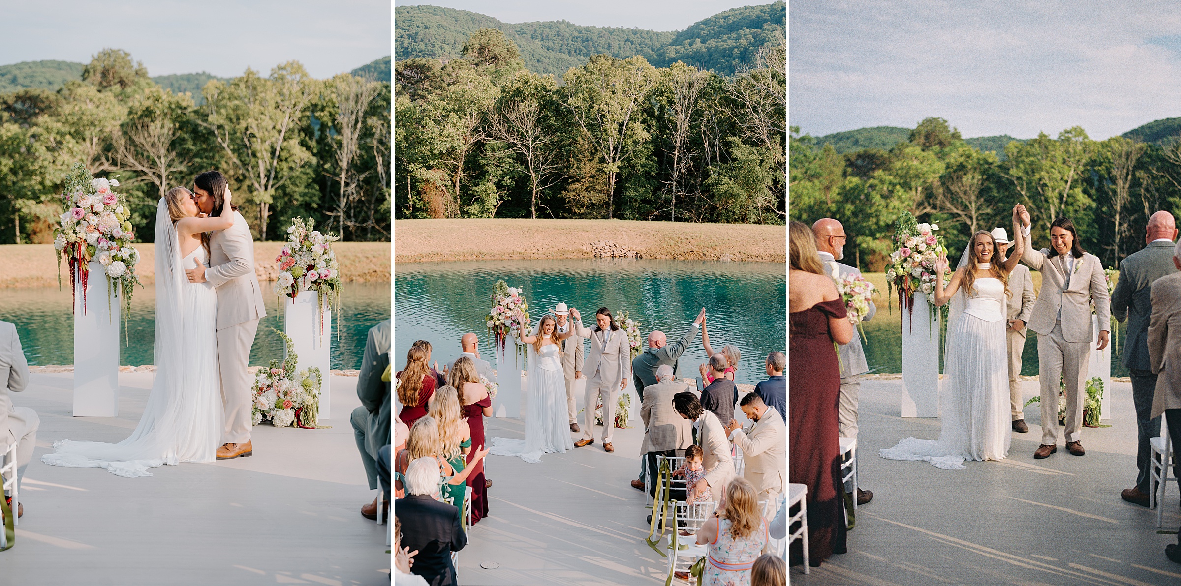 Little Red River wedding ceremony Heber Springs AR