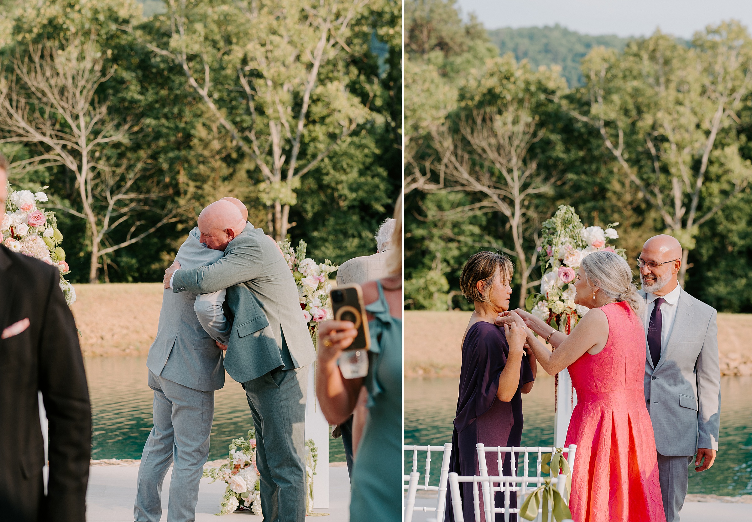 Little Red River wedding ceremony Heber Springs AR