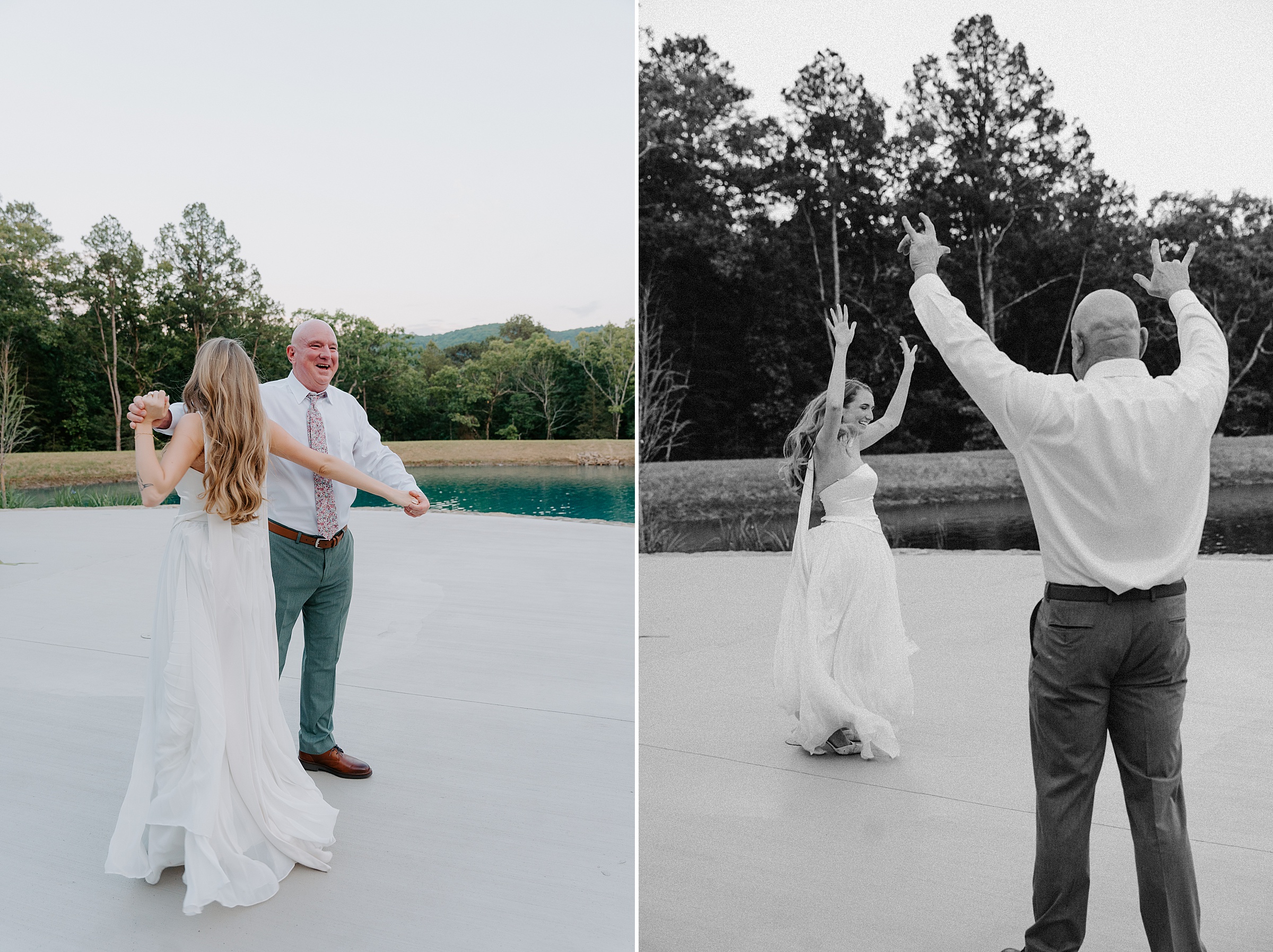 intimate wedding under 50 guests Arkansas river venue