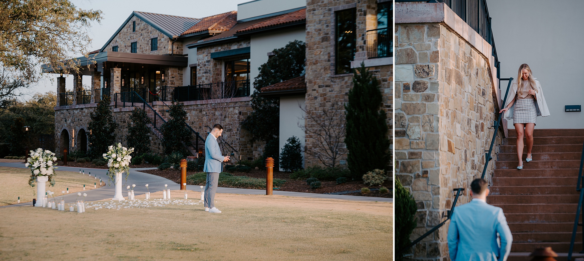 Bent Tree Country Club engagement proposal Dallas