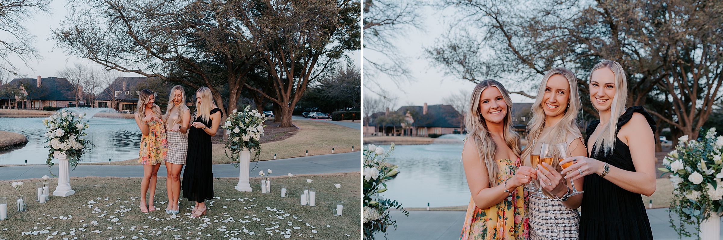 Bent Tree Country Club engagement proposal Dallas