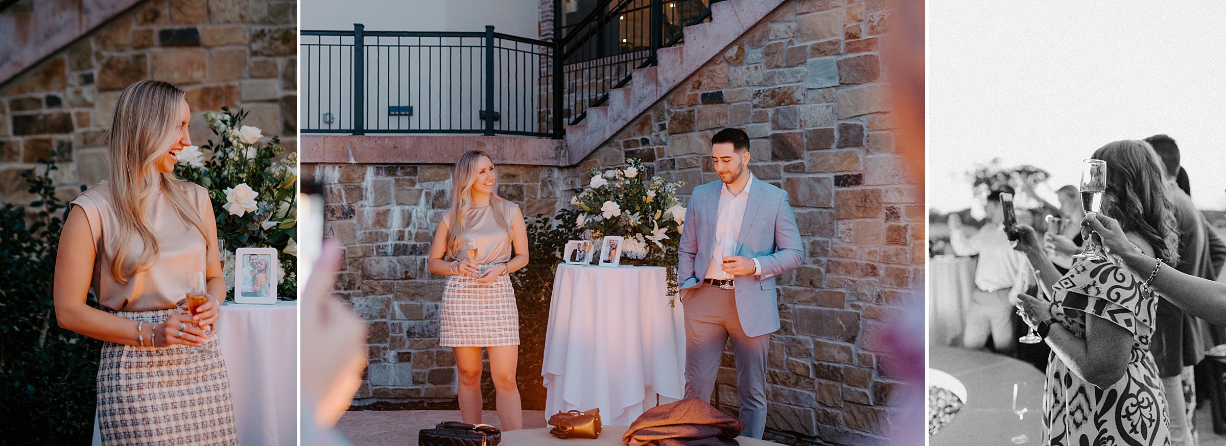 surprise engagement party proposal Dallas