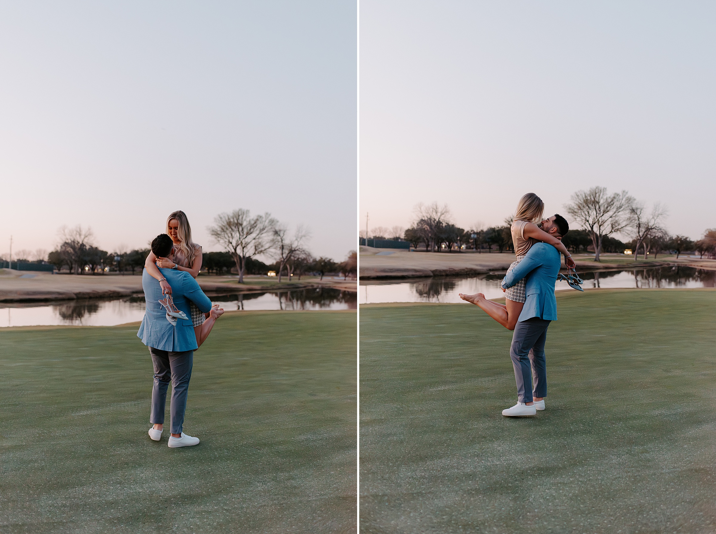 Dallas proposal photographer Bent Tree Country Club