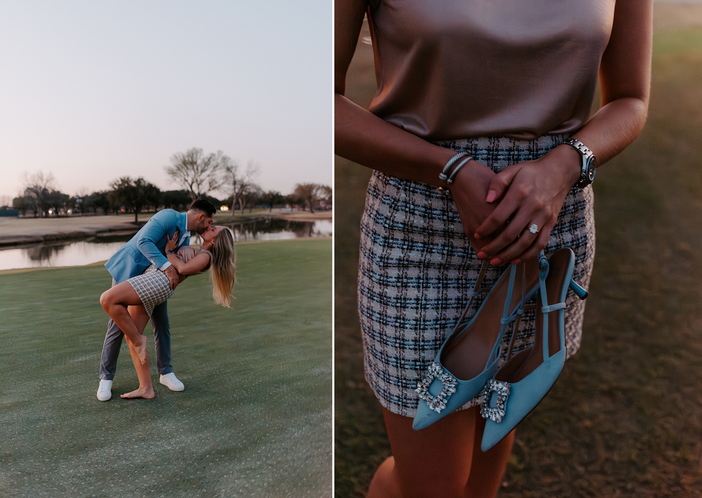 Dallas proposal photographer Bent Tree Country Club