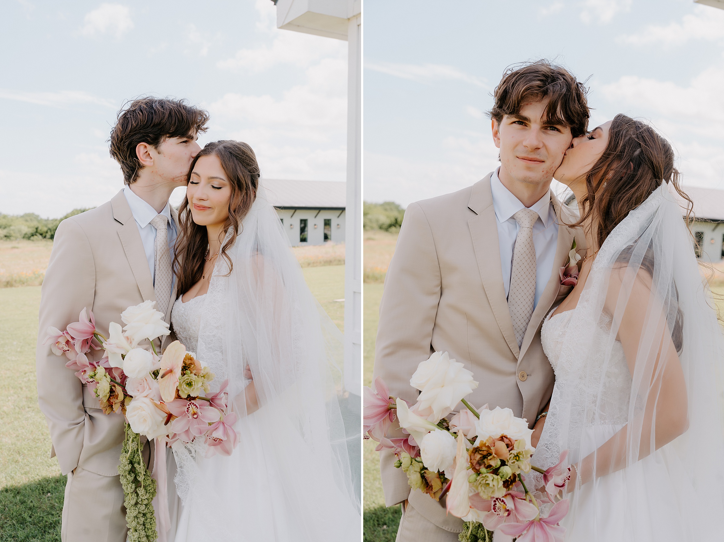 garden party wedding Davis and Grey Farms Celeste TX