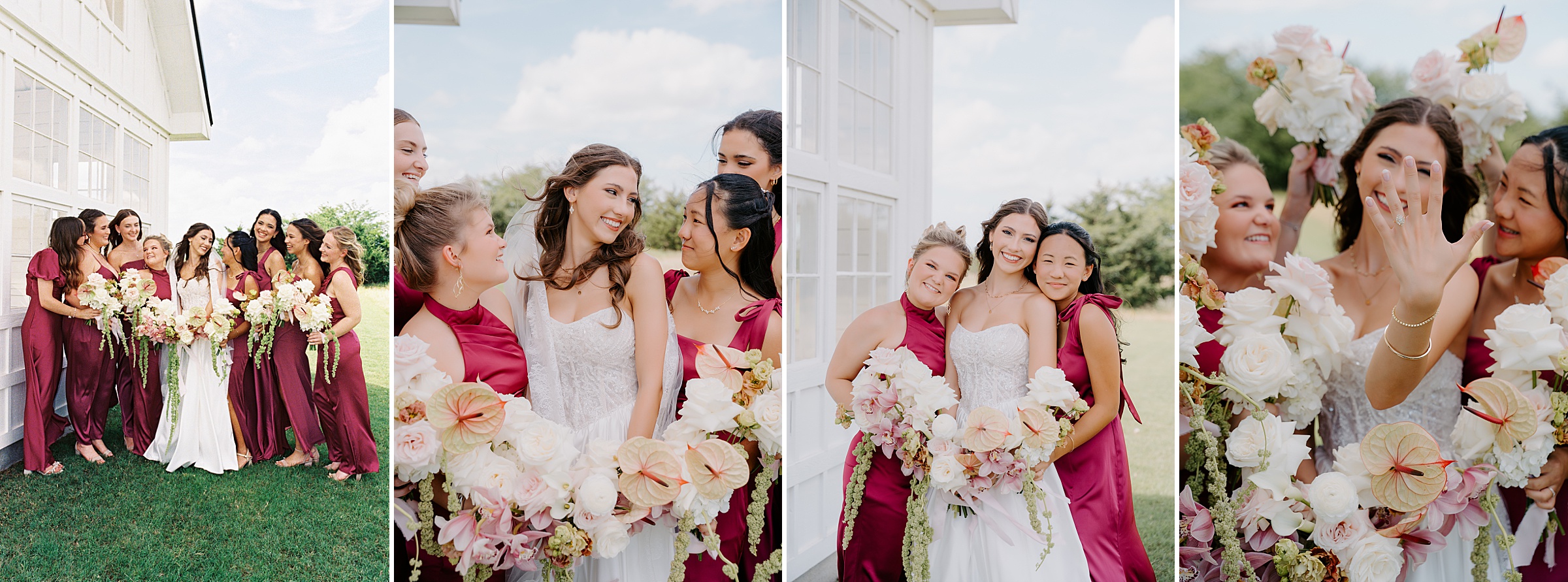 Davis and Grey Farms wedding summer Celeste Texas