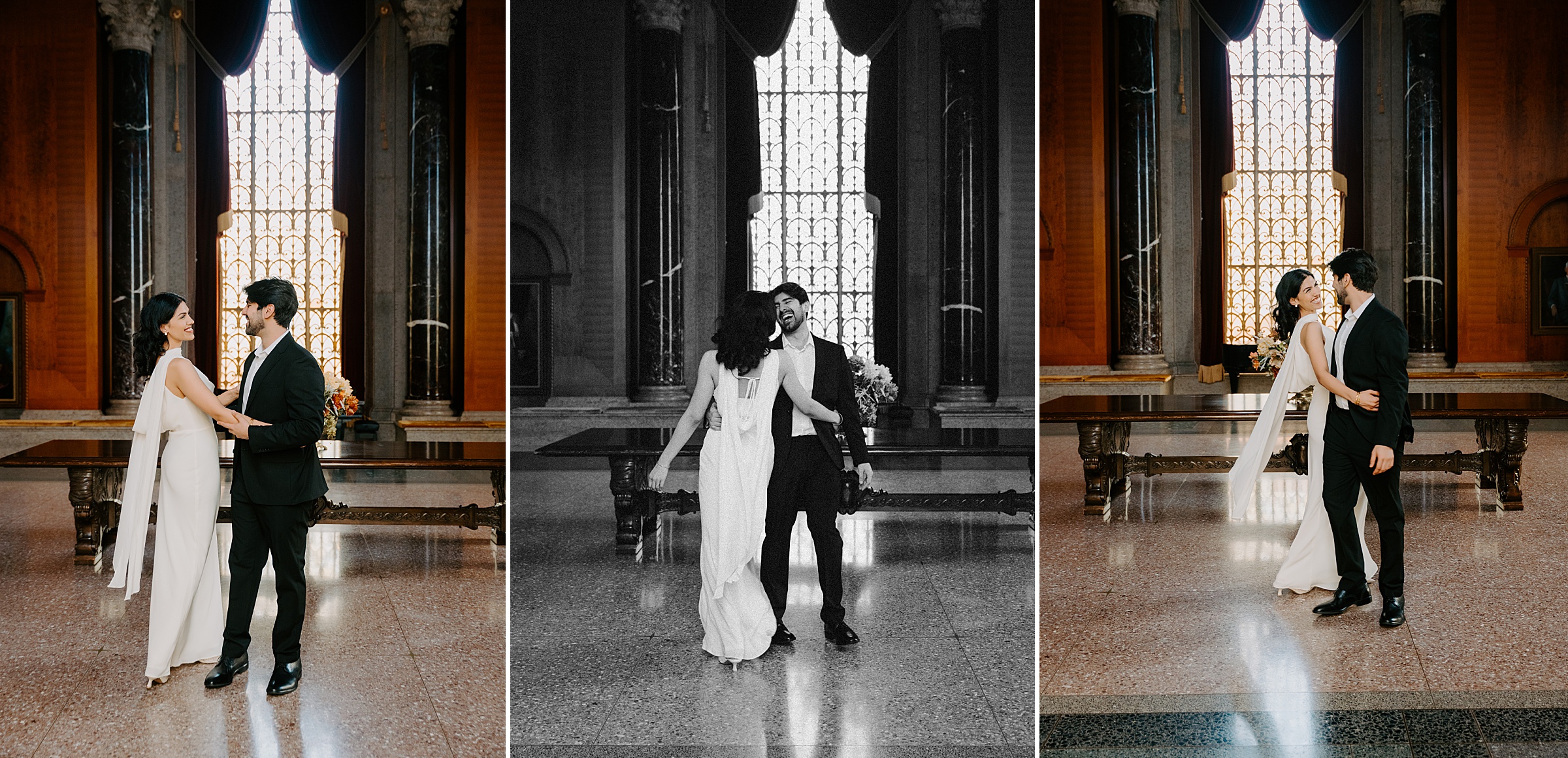 Armstrong Browning Library couples photography Kyrsten Ashlay