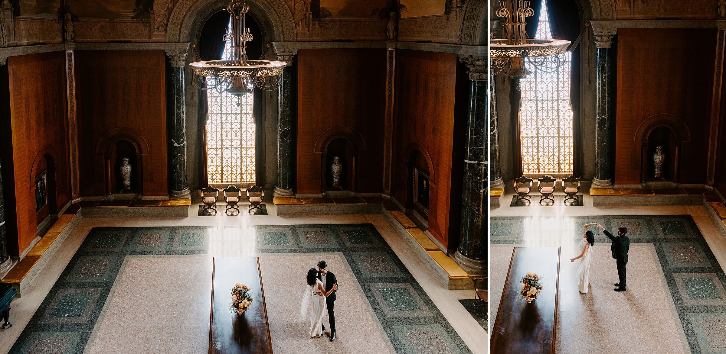 Waco Texas engagement session Baylor campus stained glass